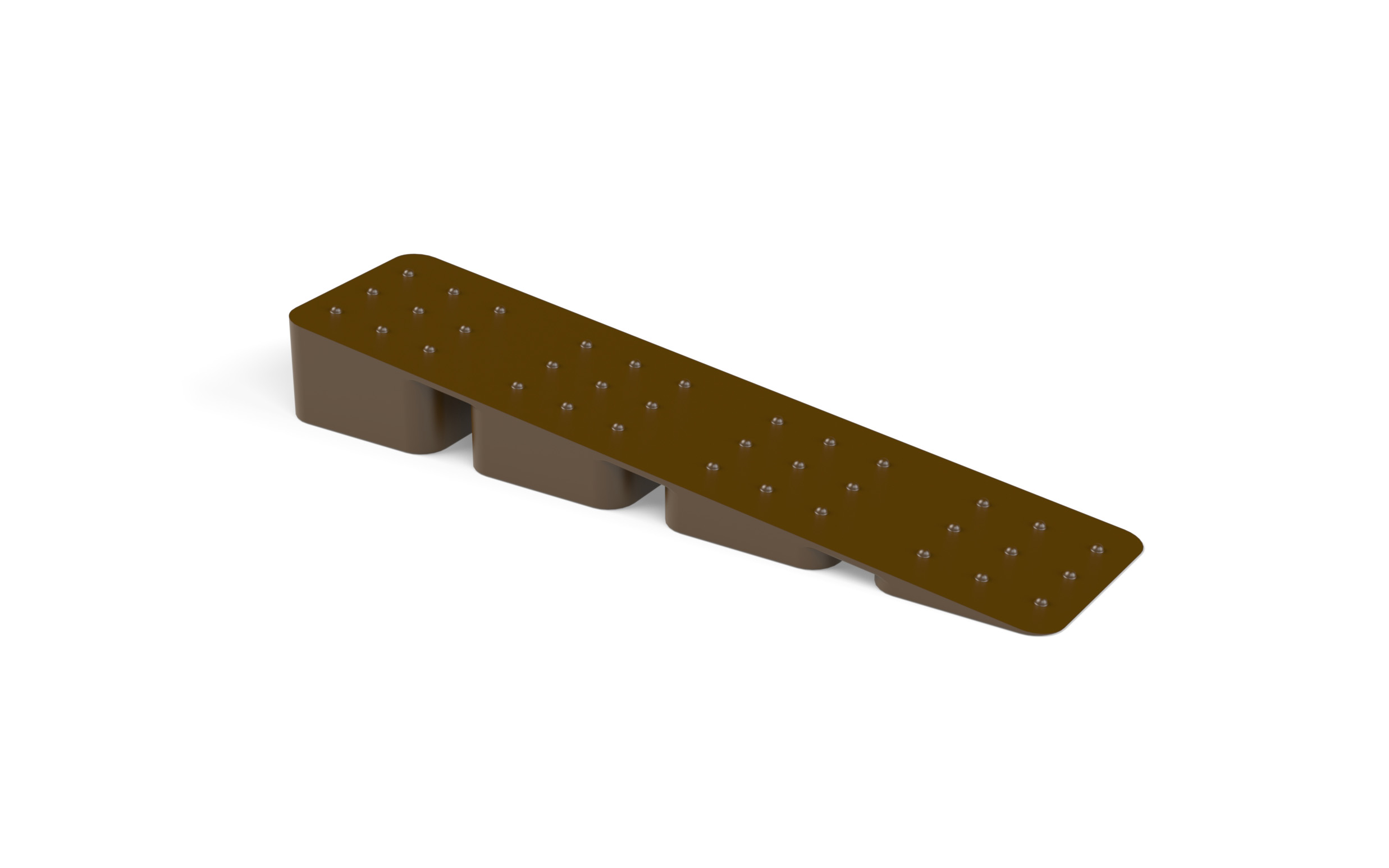 Wedge, brown, PVC