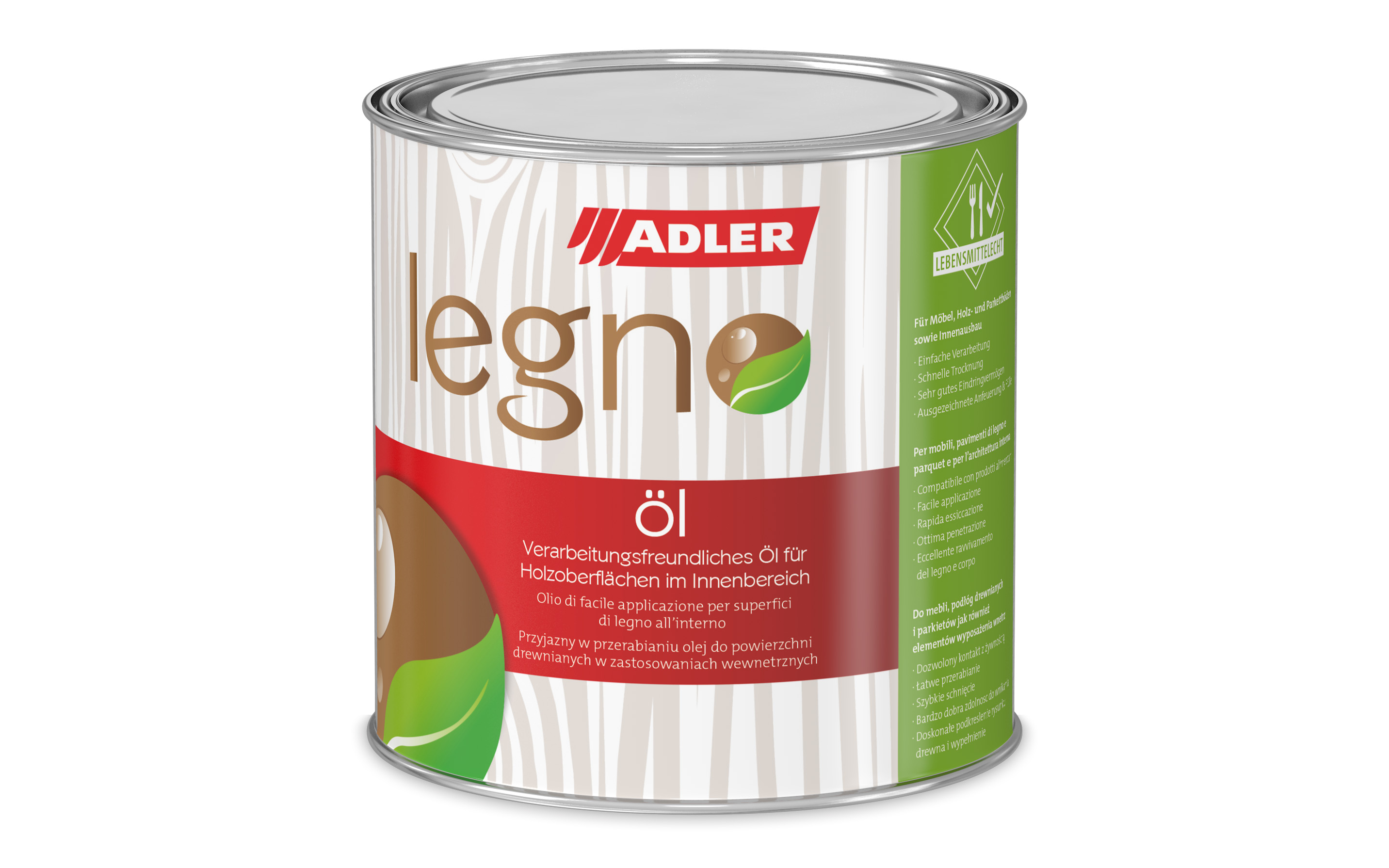 Legno Öl, Transparent, 0,75 L