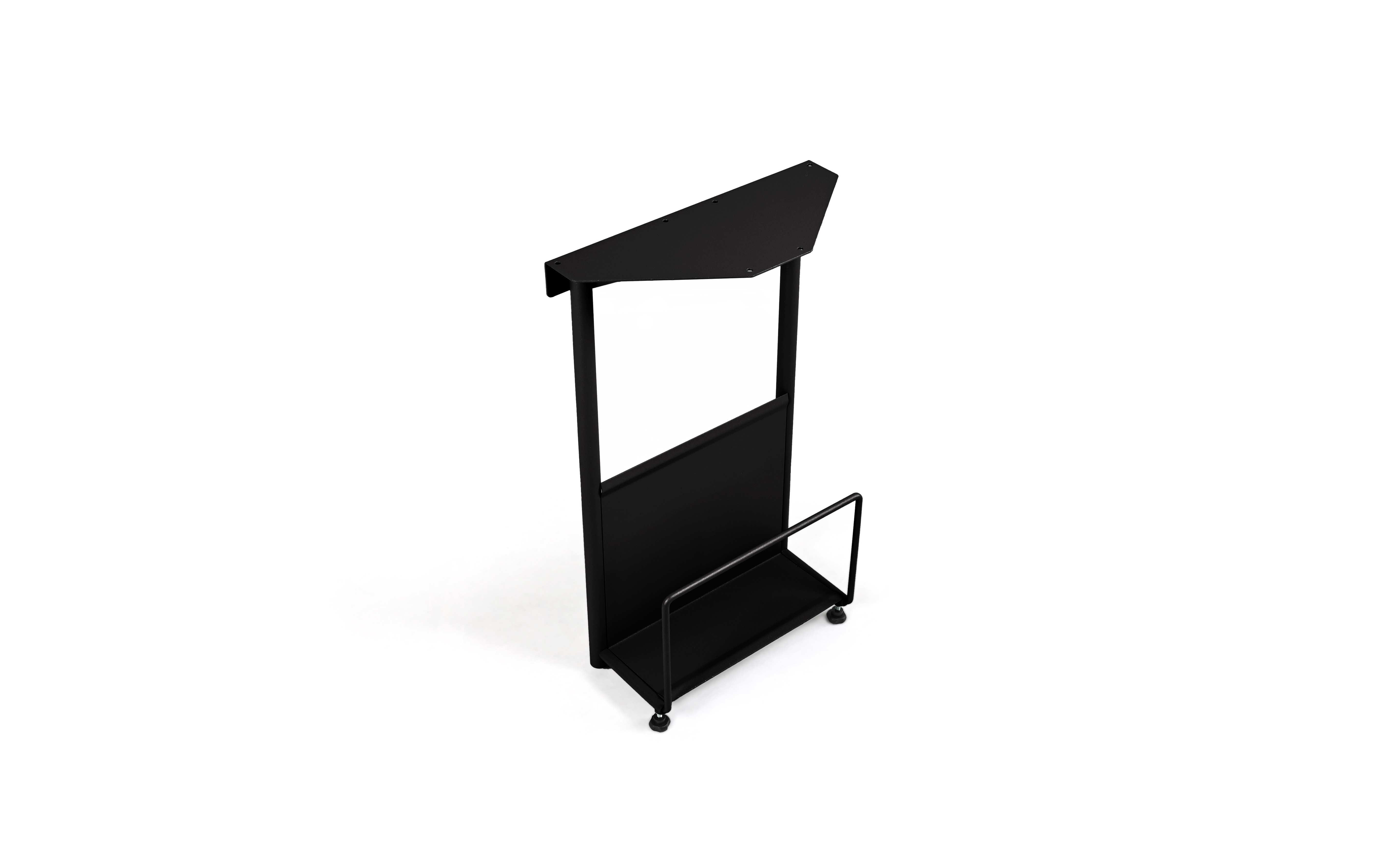 Suspension holder QUIT for PC cabinets, black structure color