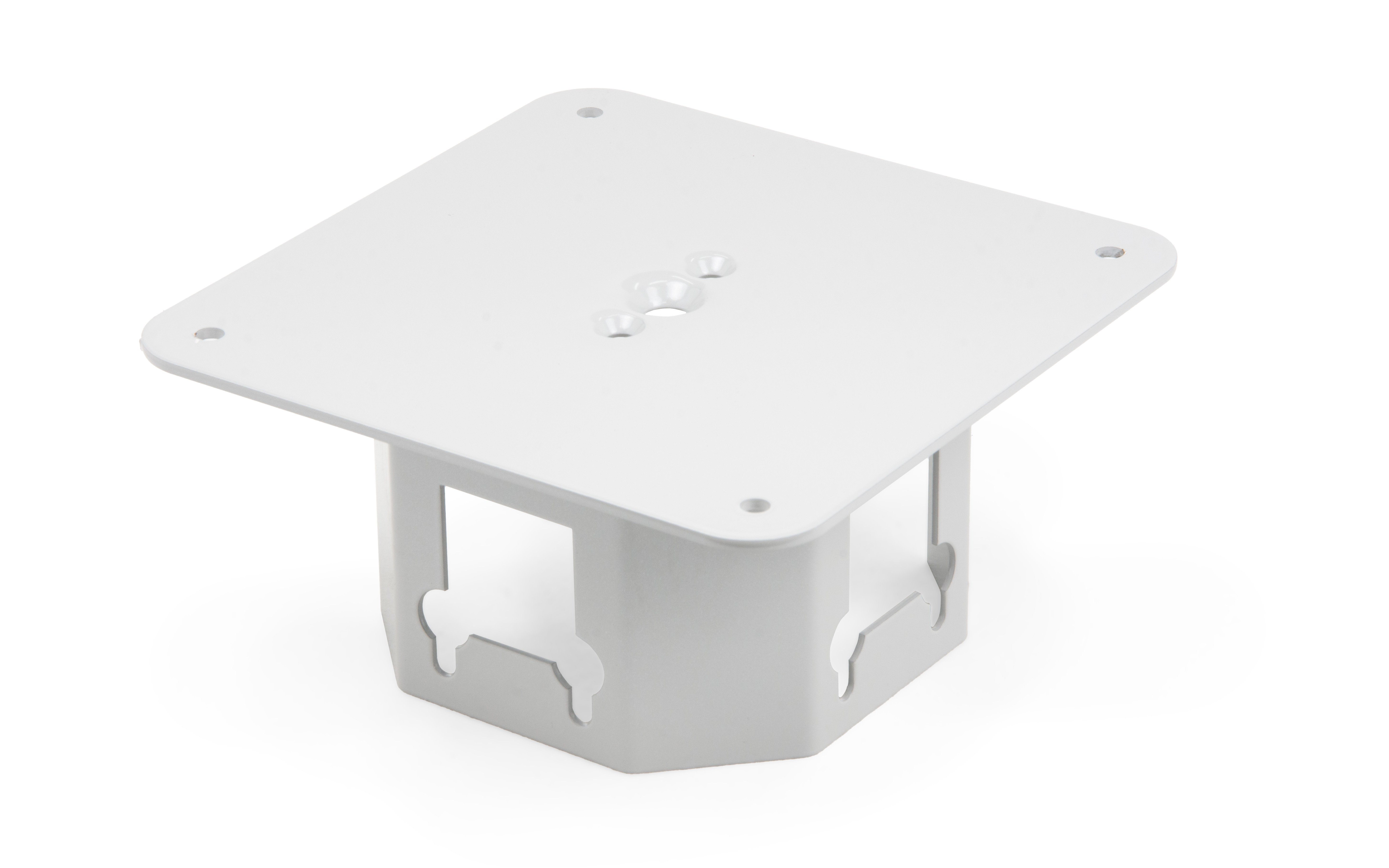 Top plate 90° to conect 2 beams with pillar, grey color