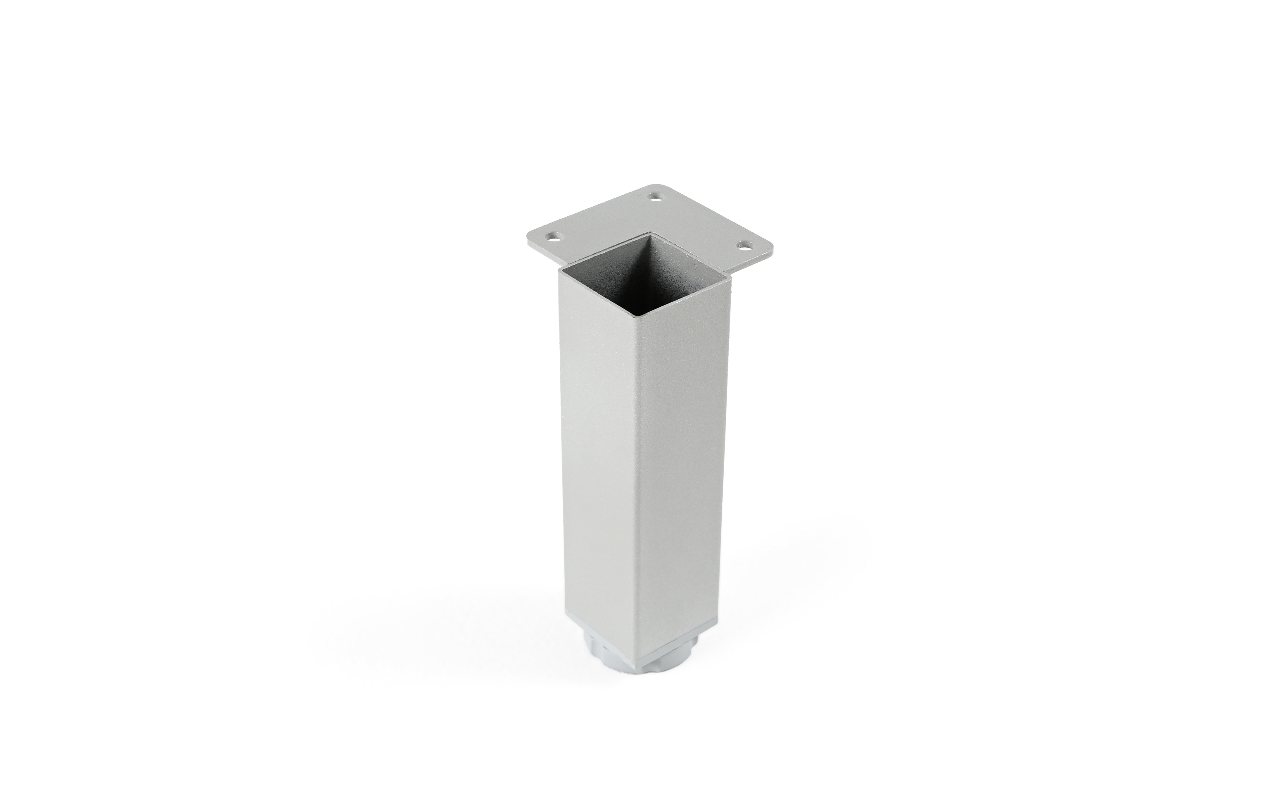 Noga 40x40/150 mm, siva, RAL 9006 struktur