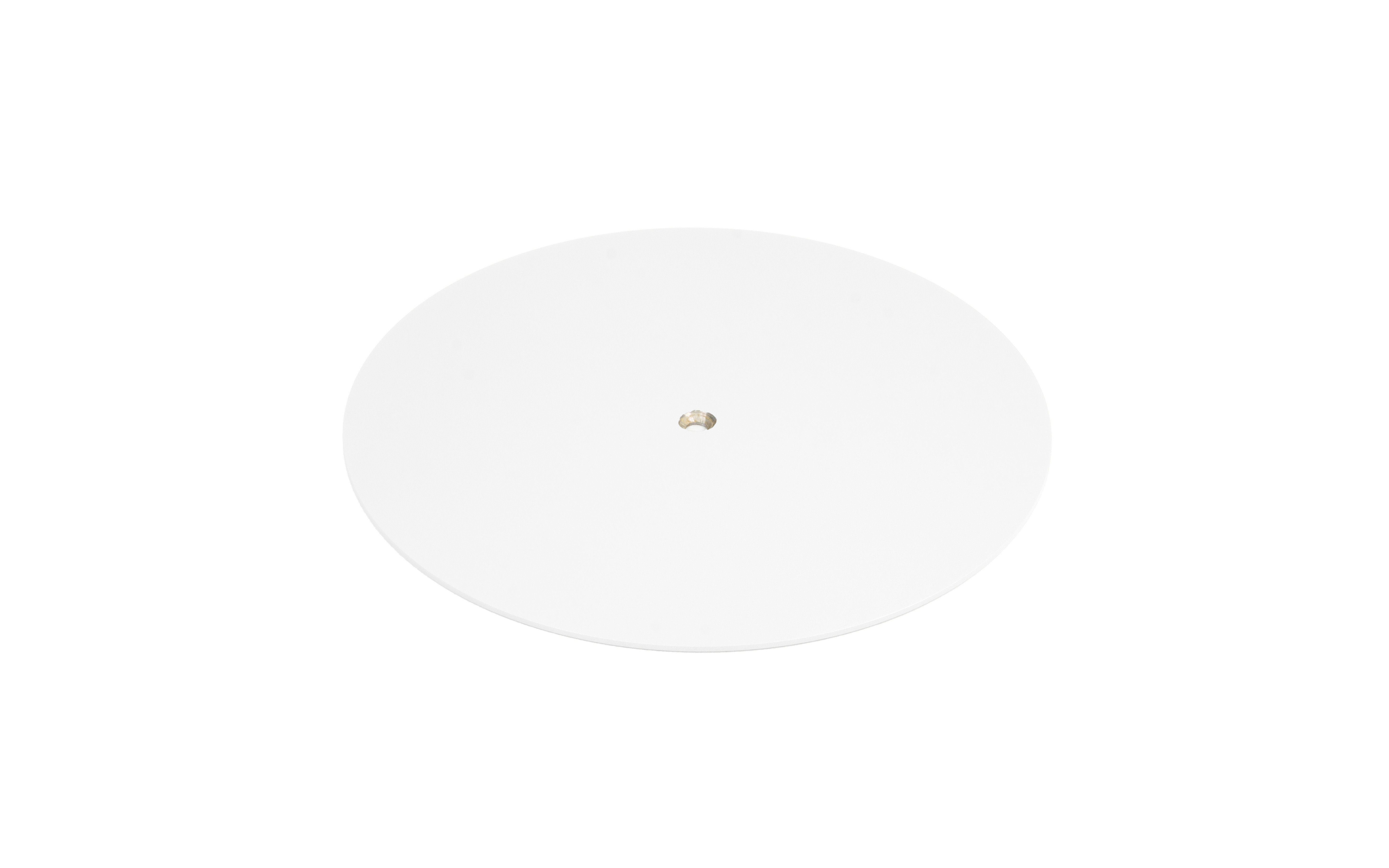 Bottom plate D 390 mm, for system MAXIS, white structure color