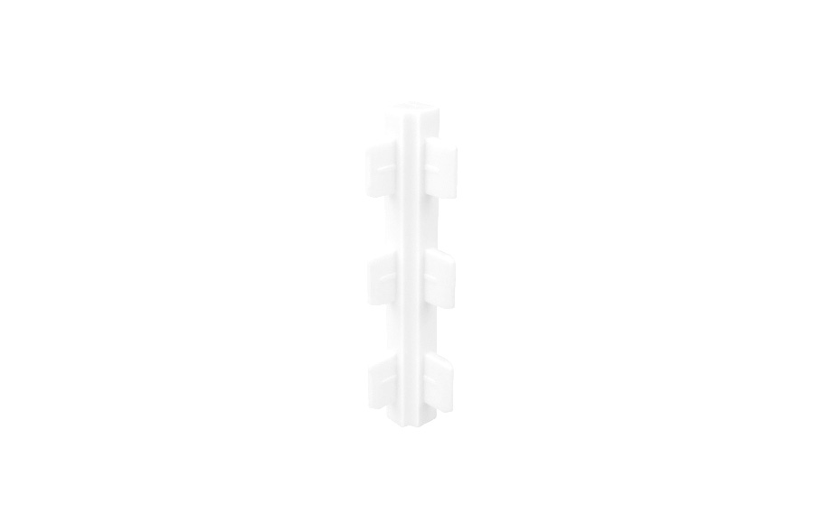 Corner set for Sevroll drawer organizer, 2 side corner, white (10 pieces)