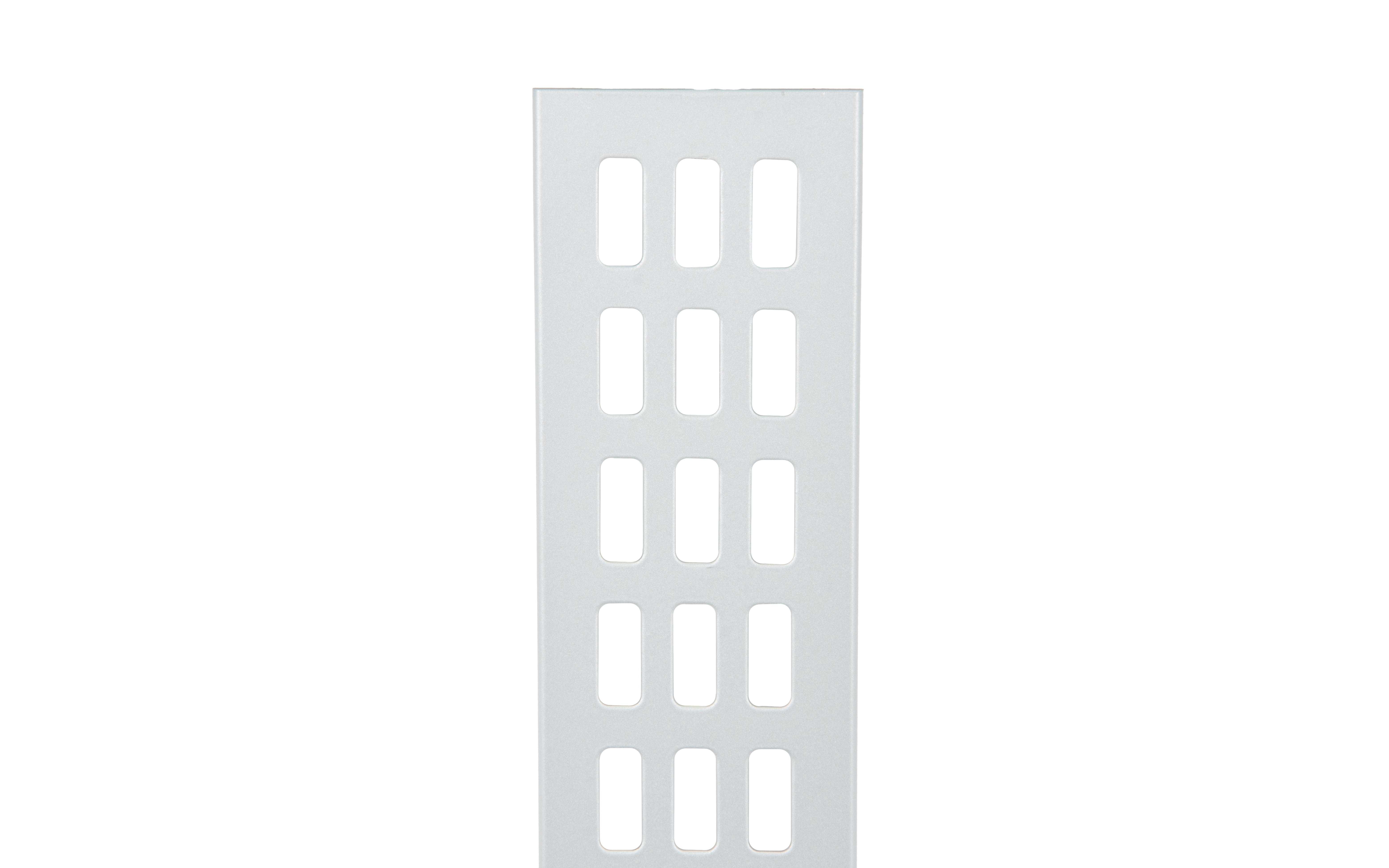 Aluminium ventilation grid, 60 x 2000 mm, grey color