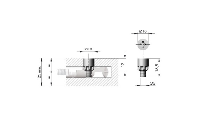 Set 20 zobnikov Target J10 za material debeline 25 mm