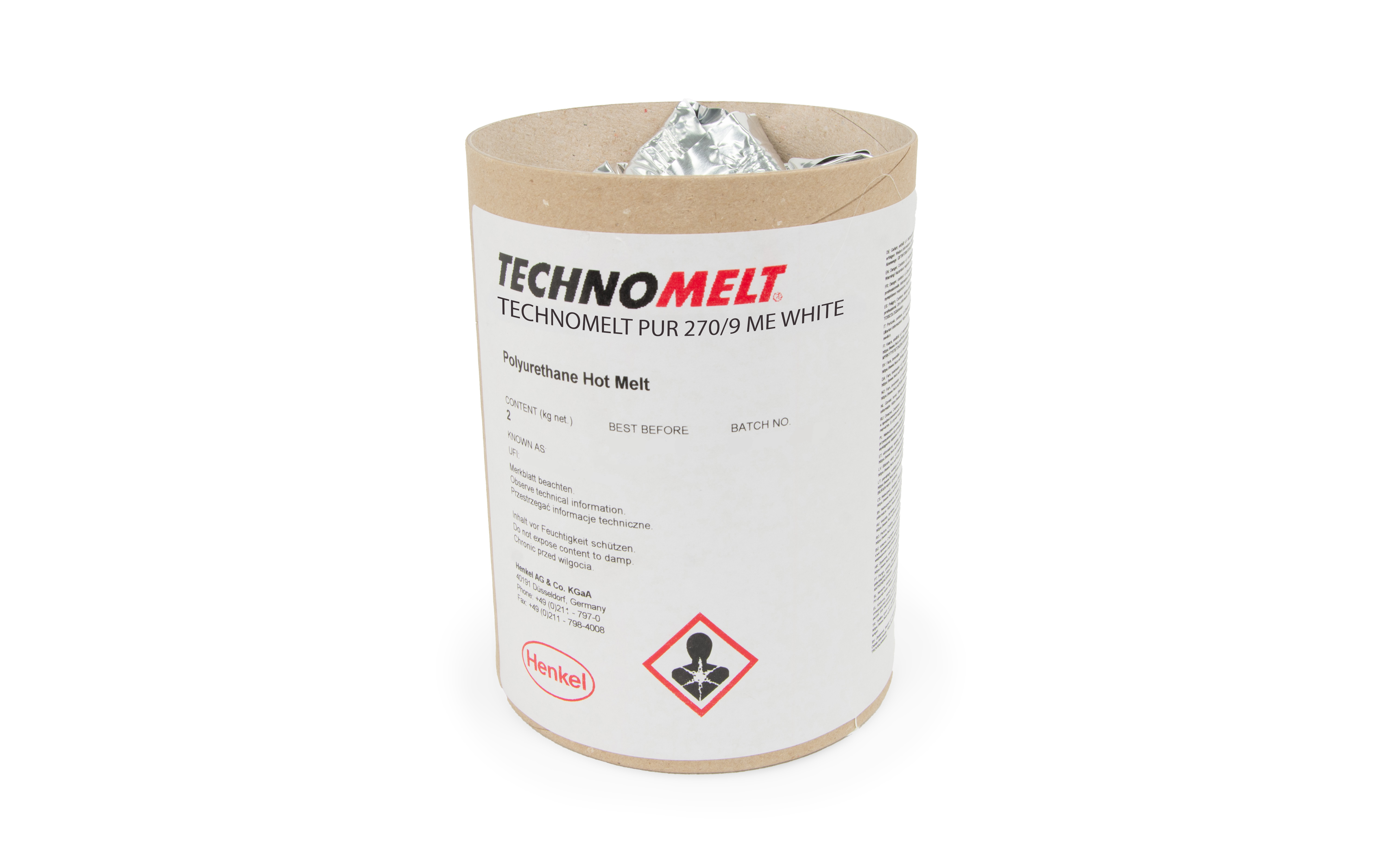 Technomelt PUR 270/9 ME white, block, 2 Kg