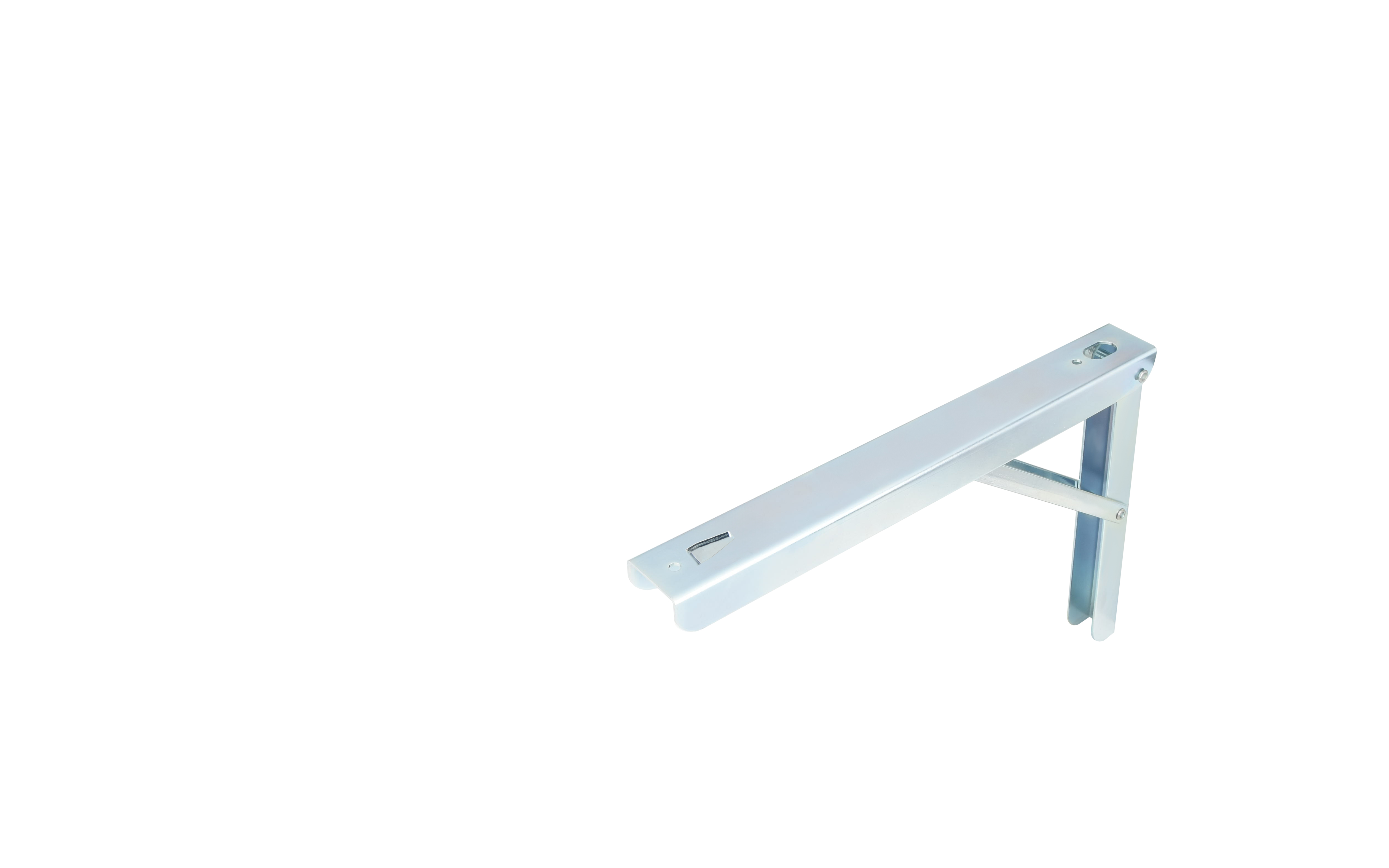 Folding shelf bracket PK 30, zinc plated