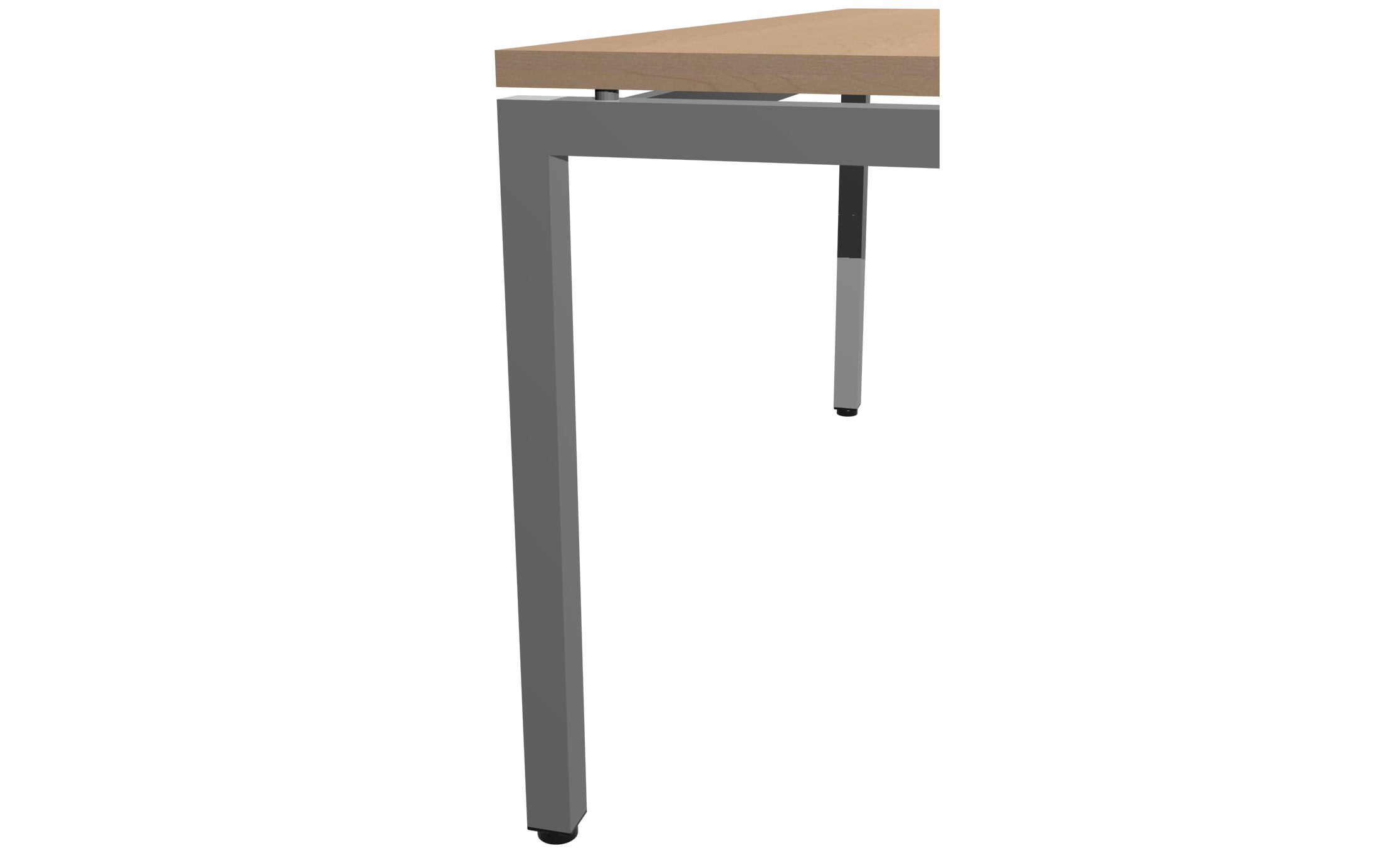 Table leg MILANO+ 600, grey structure color
