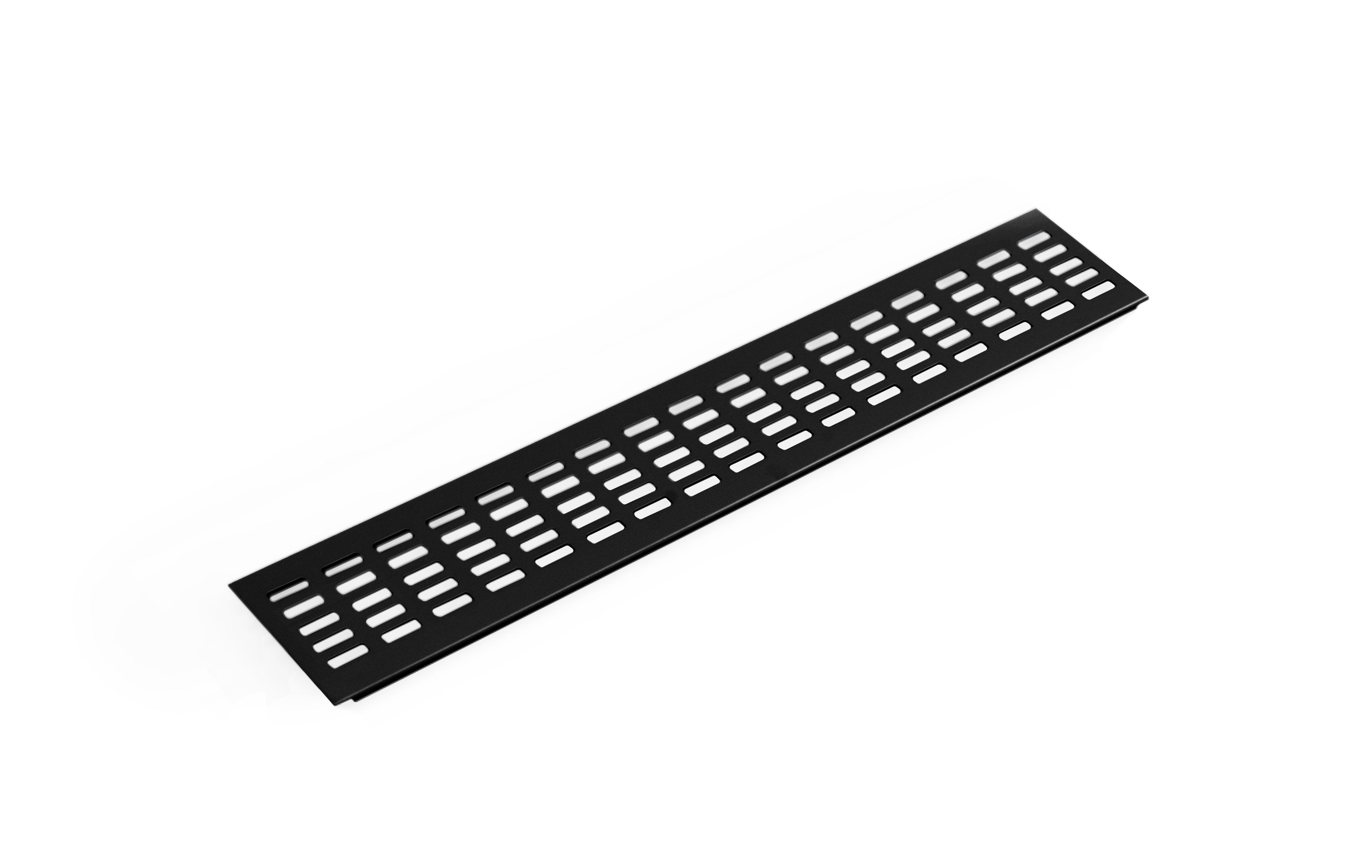 Alu zračnik 100x500mm, črna