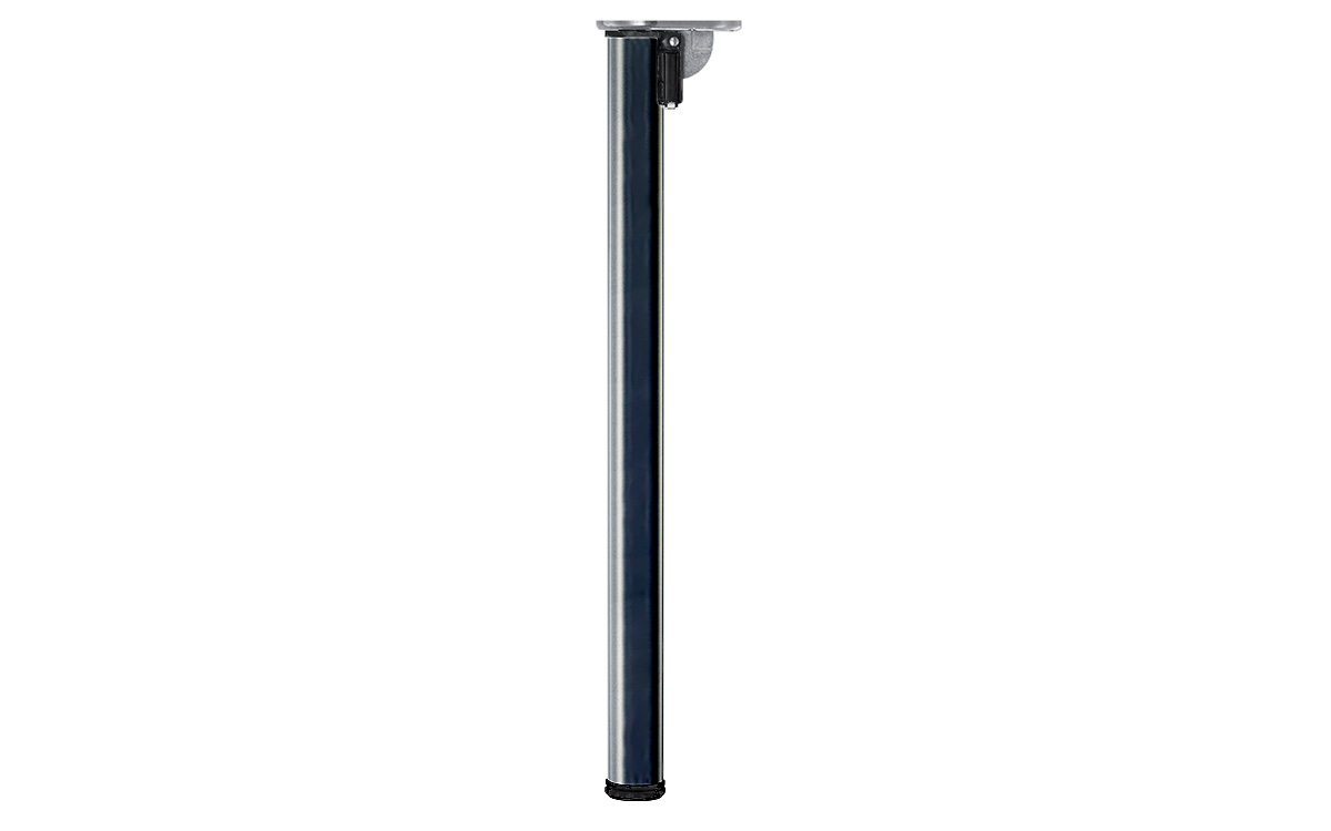 Foldable table leg, CLICK, D 50 mm, black color