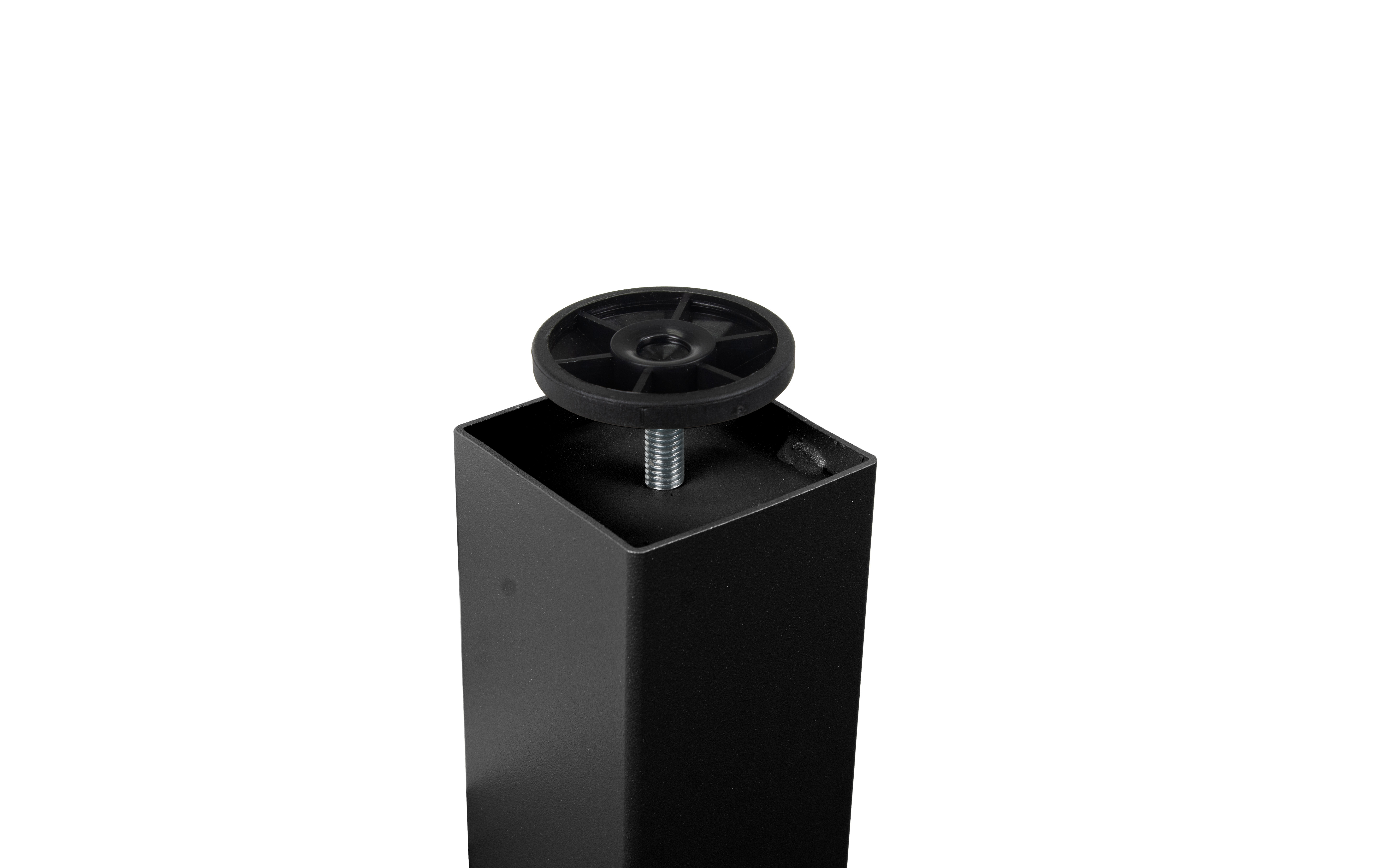 Table leg RIVA 45 x 45, h=1100 mm, black structure color