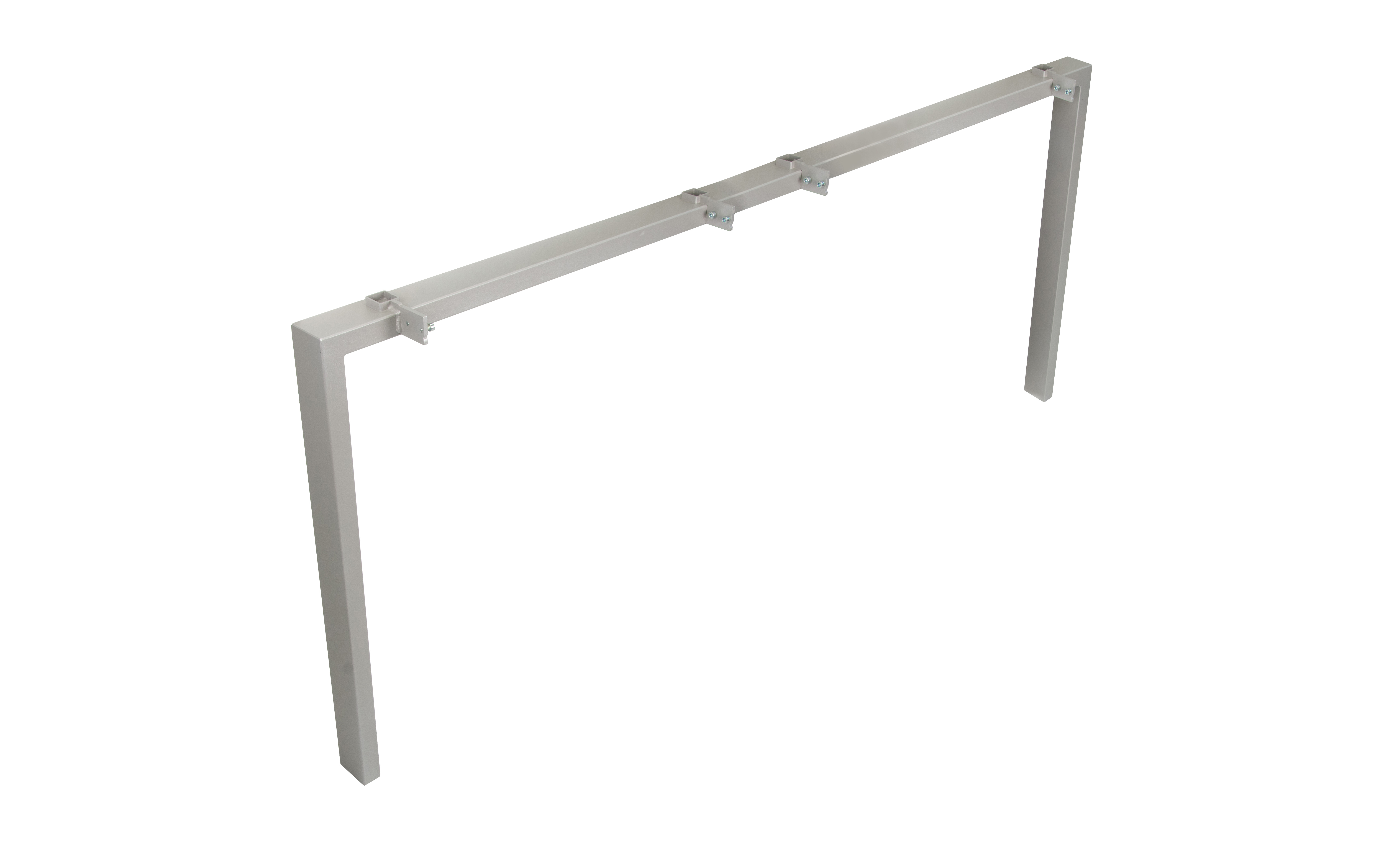 Noga LEIDA 1600, siva, RAL 9006 struktur, 4x priklop veznikov