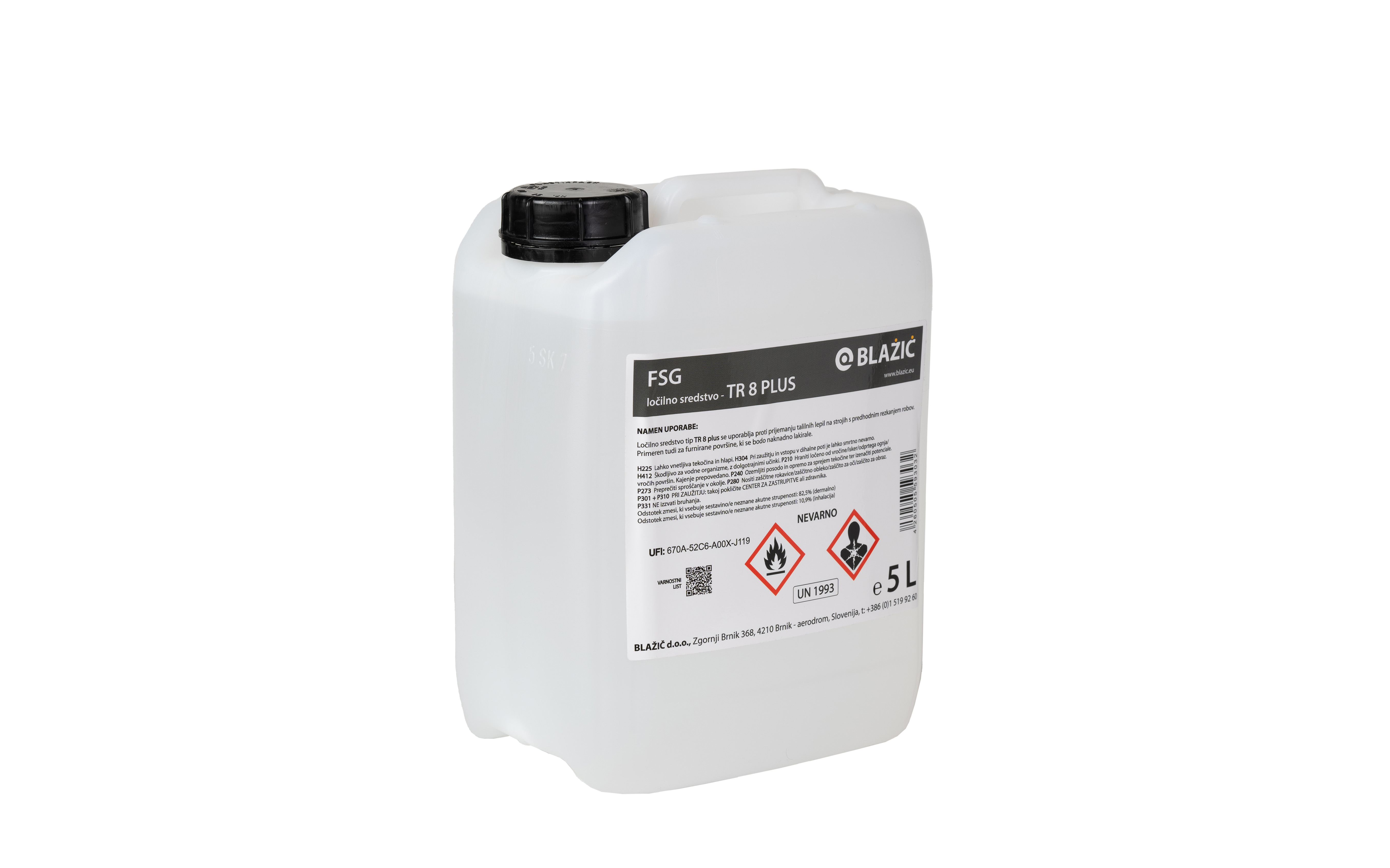 Release agent type TR8 PLUS, 5L, plastic bottle