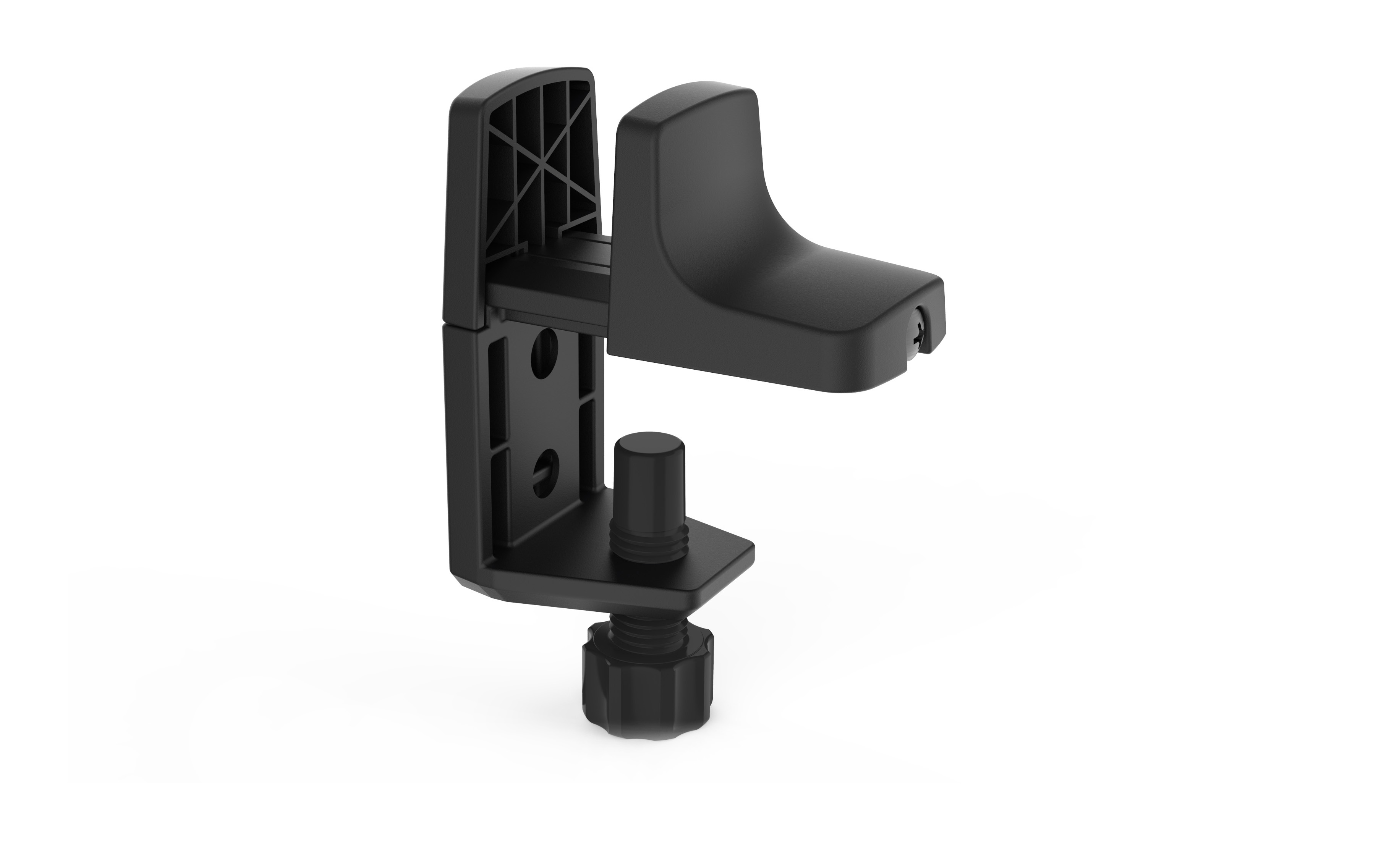 Versatile table clamp "over desk", black color