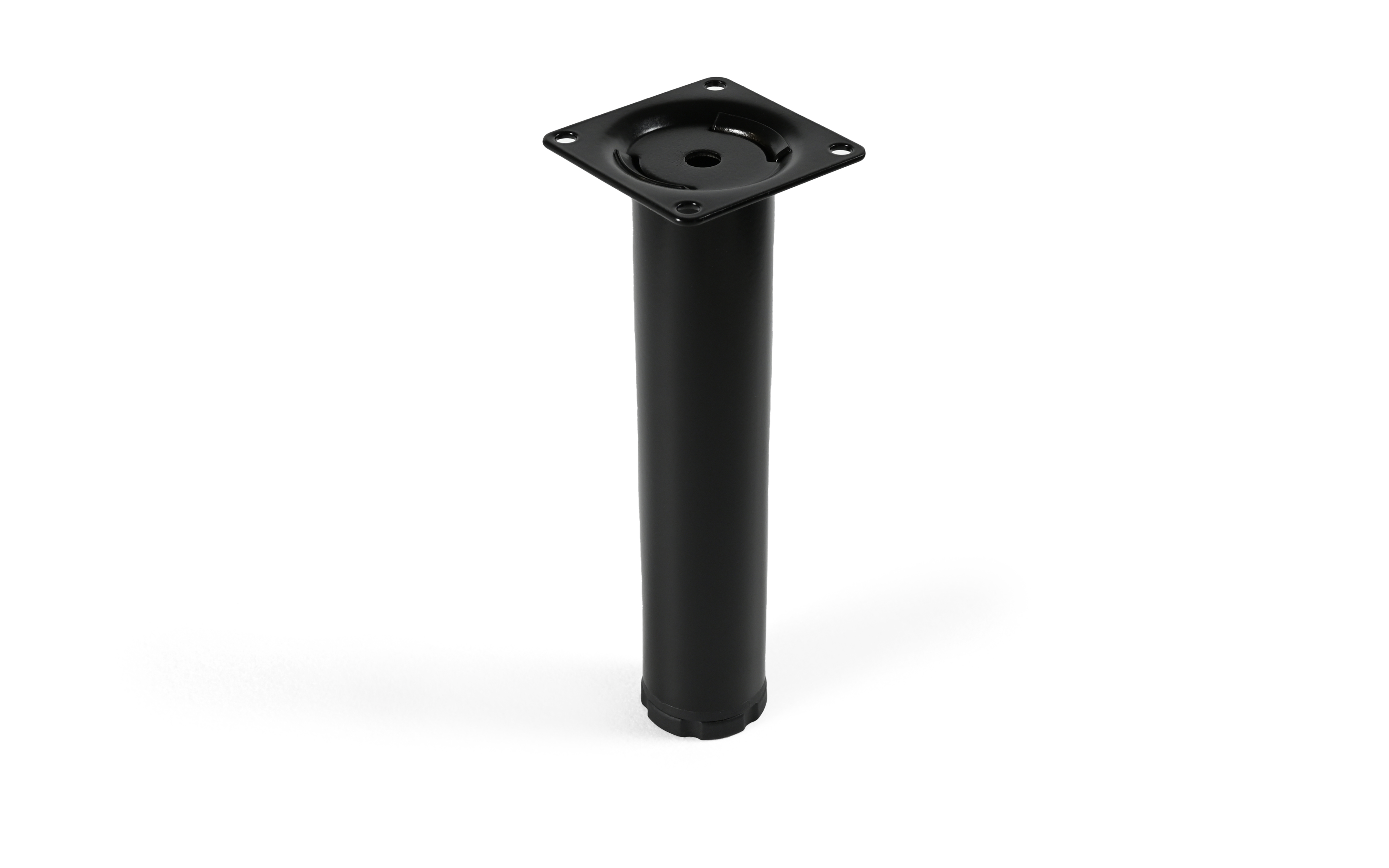 Furniture leg D 40, H=250 mm, black structure color