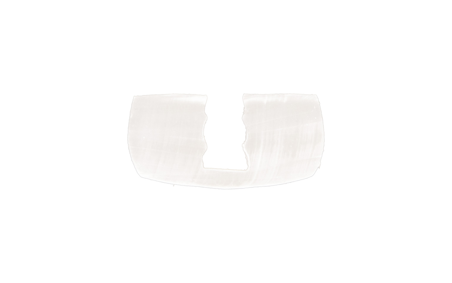 Glass gasket for handle Prosper, 18>4, symmetrical