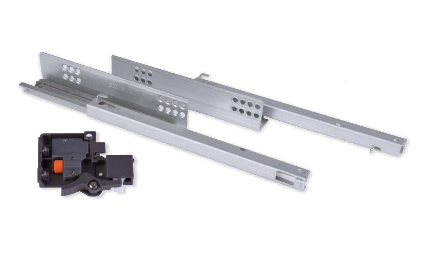 DTC concealed slides 450 mm, partial extension, soft close, loading capacity up to 25 kg DTC concealed slides 450 mm, partial extension, soft close, loading capacity up to 25 kg
