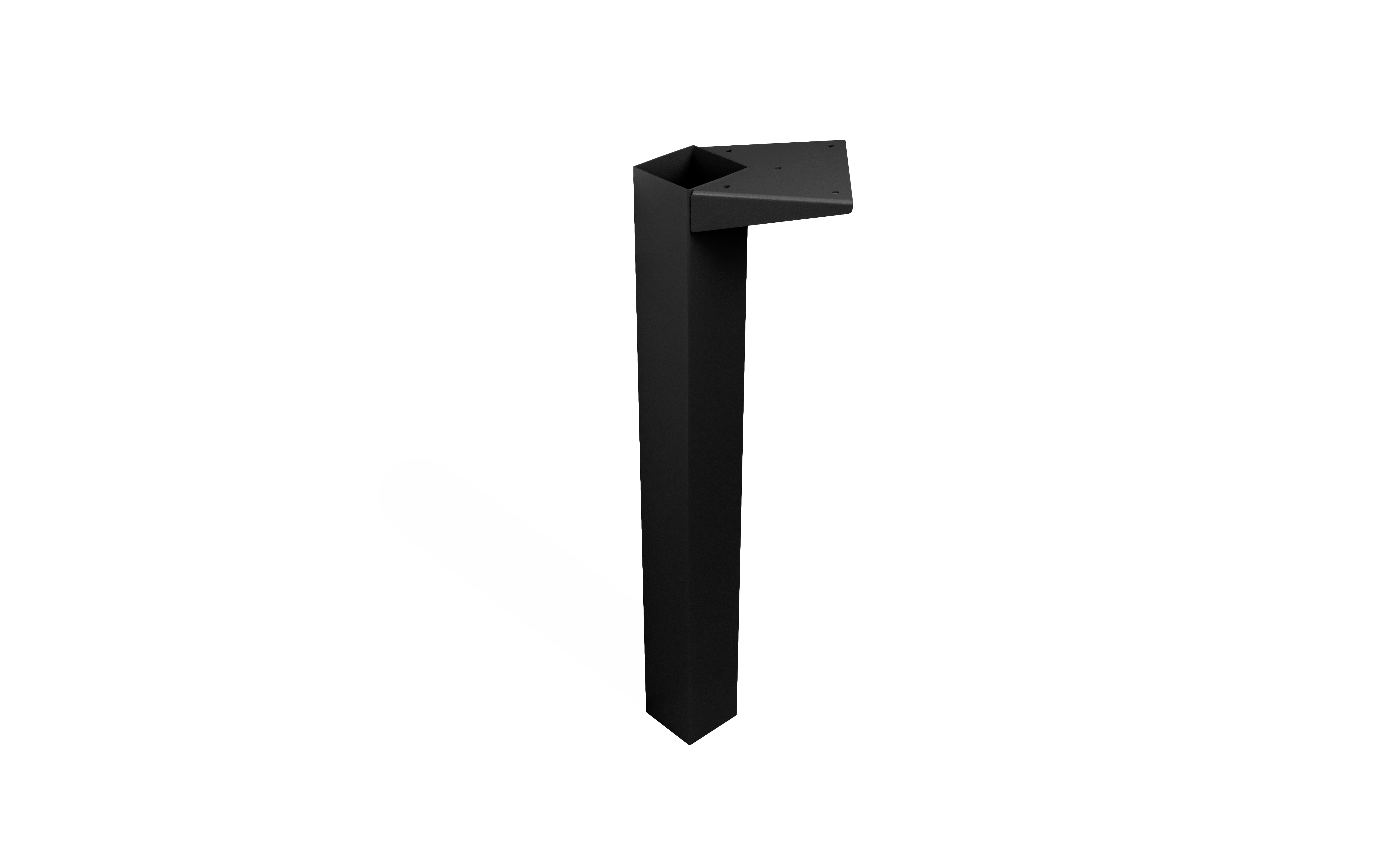 Table leg ALEXIS, 80 x 80 mm, black structure color
