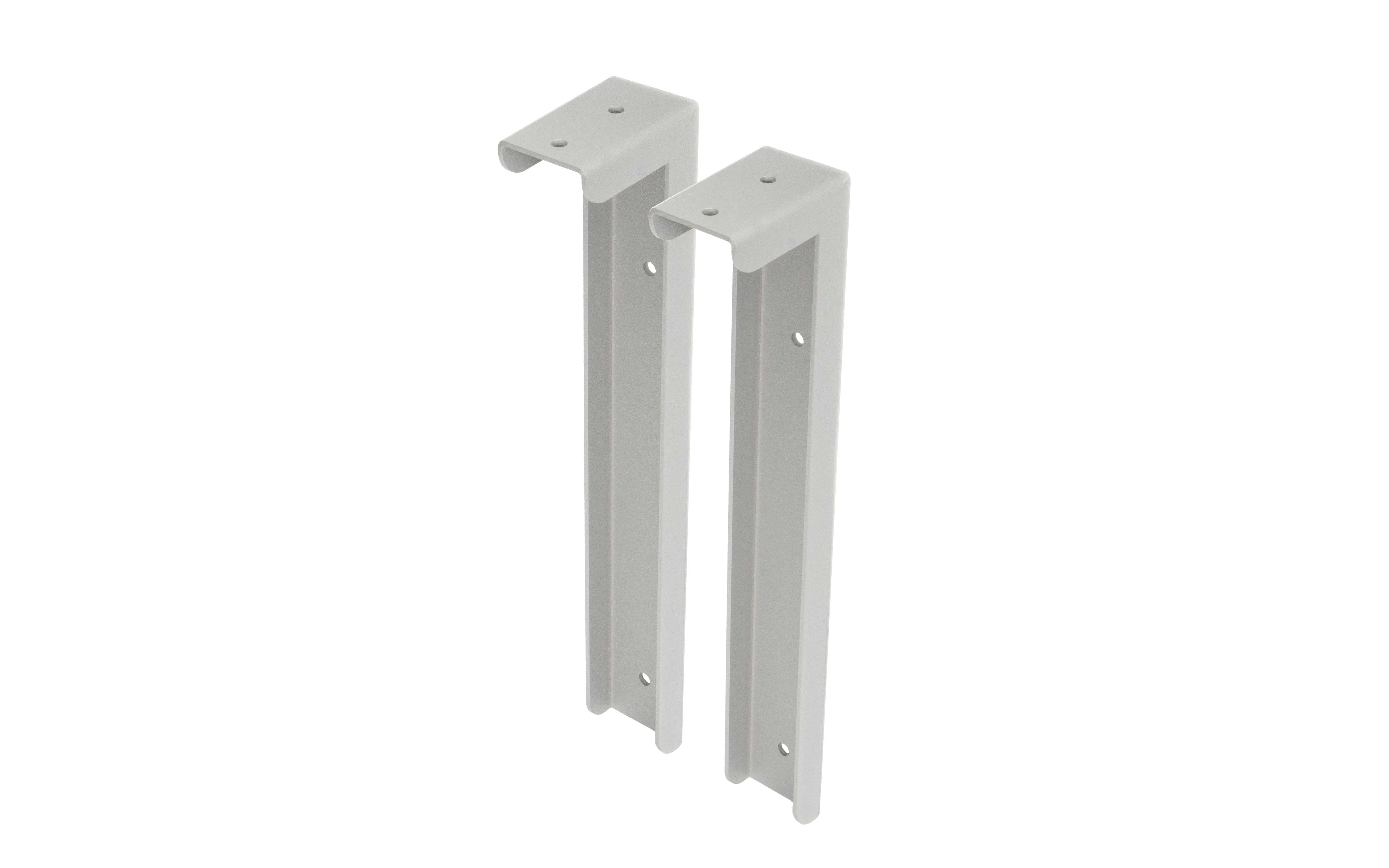 Modesty panel fixing bracket, grey structure color (65 x 300 mm)