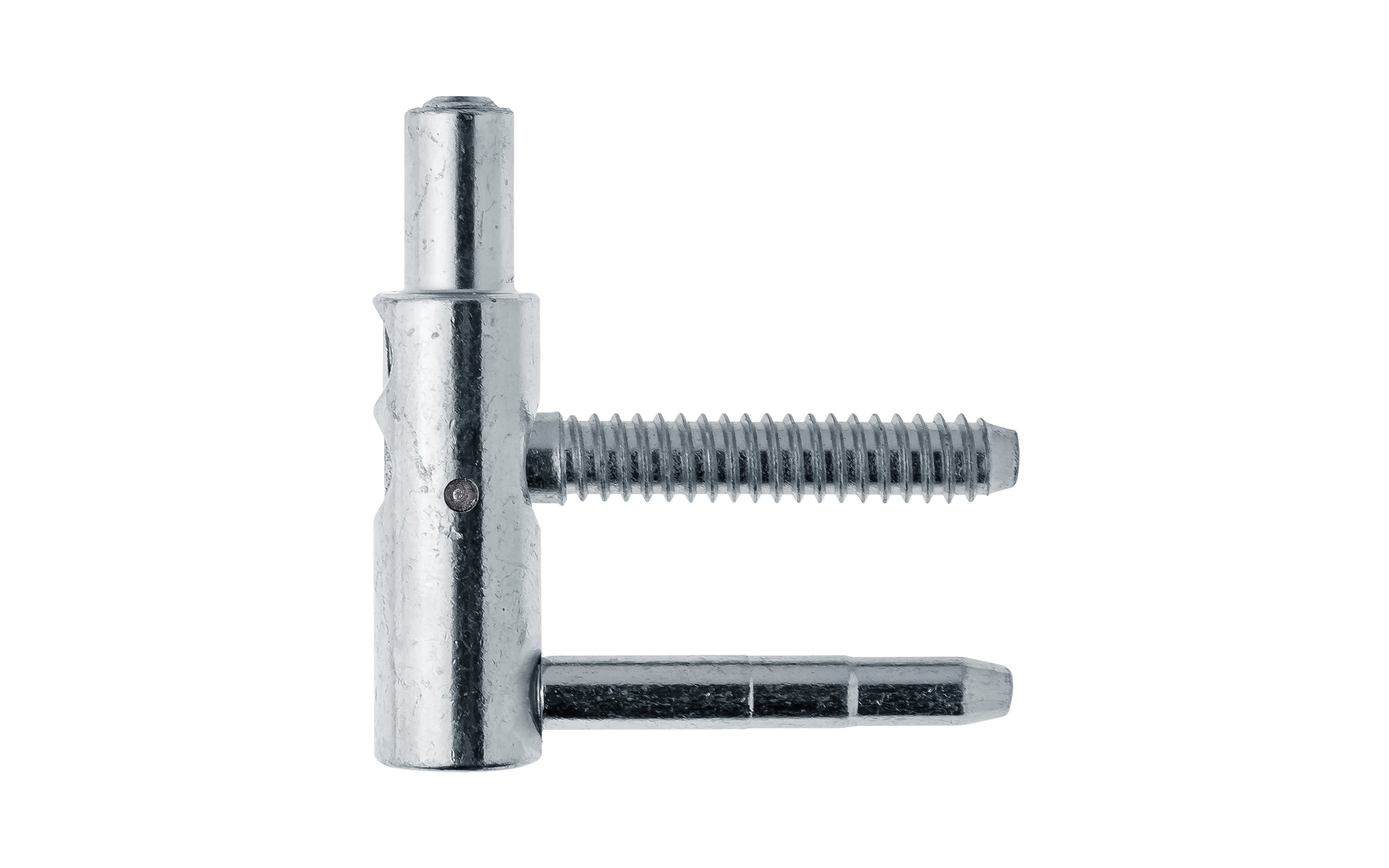 Otlav Exacta hinge, diameter 16 mm, light zinc-plated - complete set with male and female parts