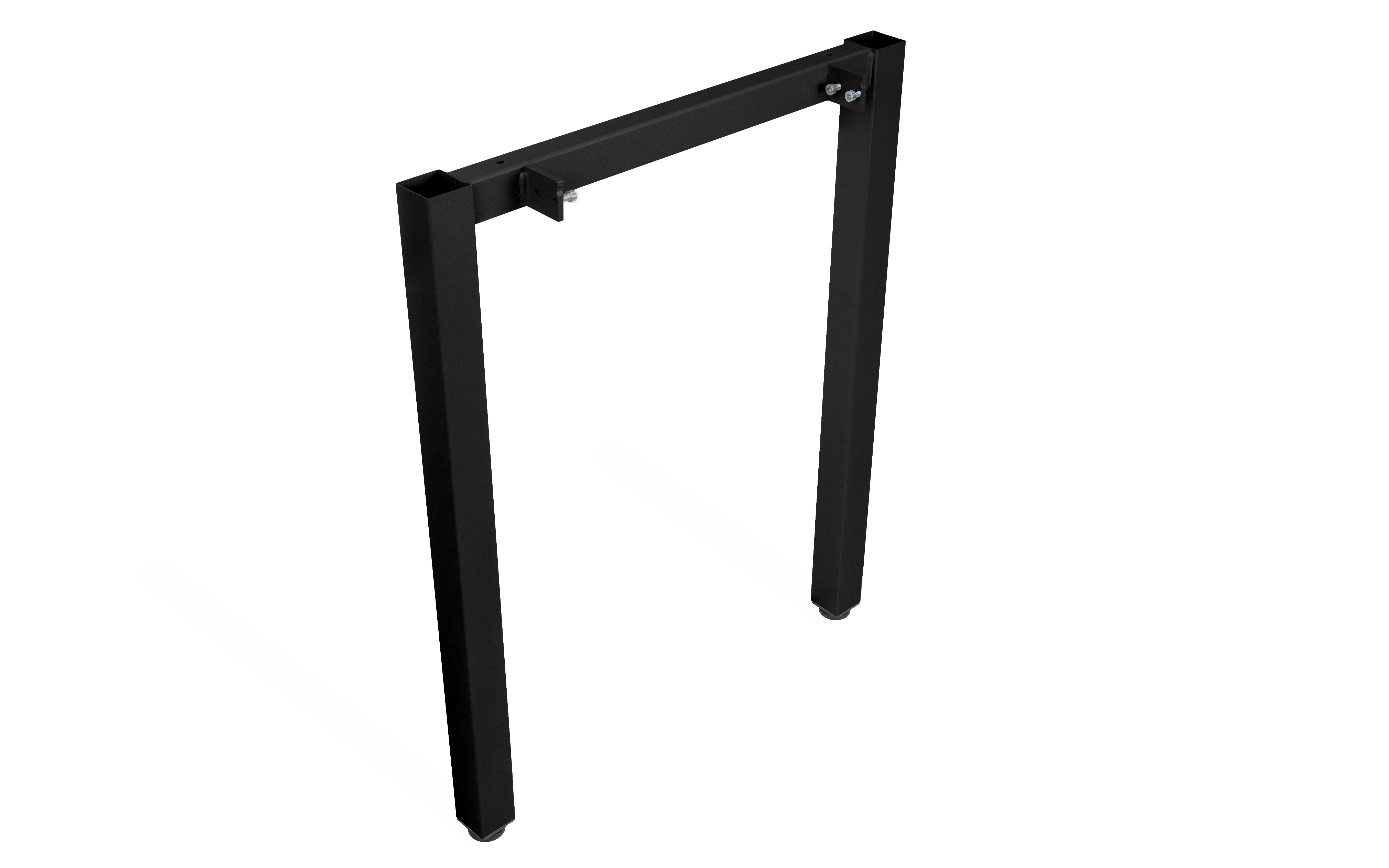 Table leg MILANO 600, black structure color