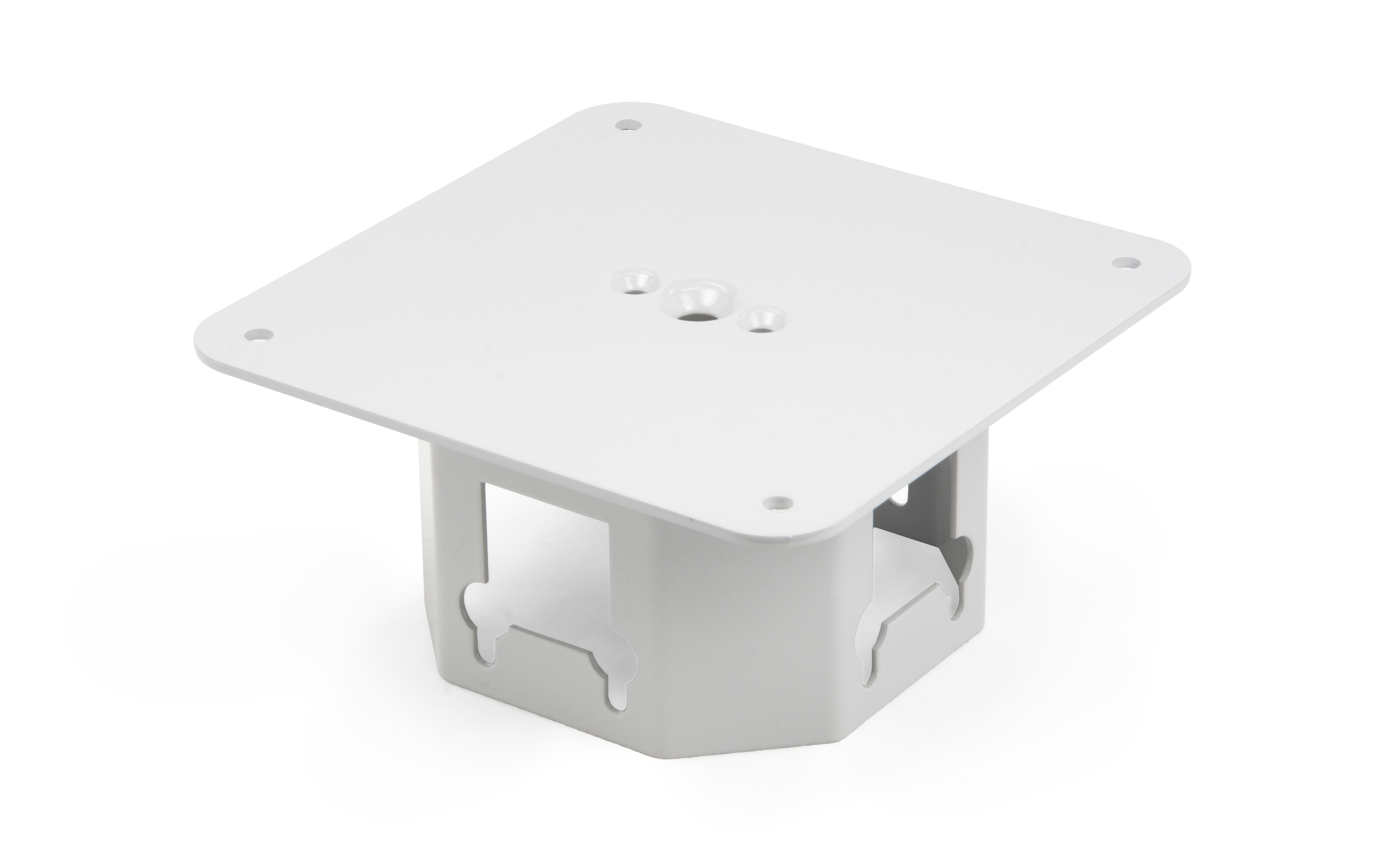 Top plate 180° to conect 3 beams with pillar, grey color