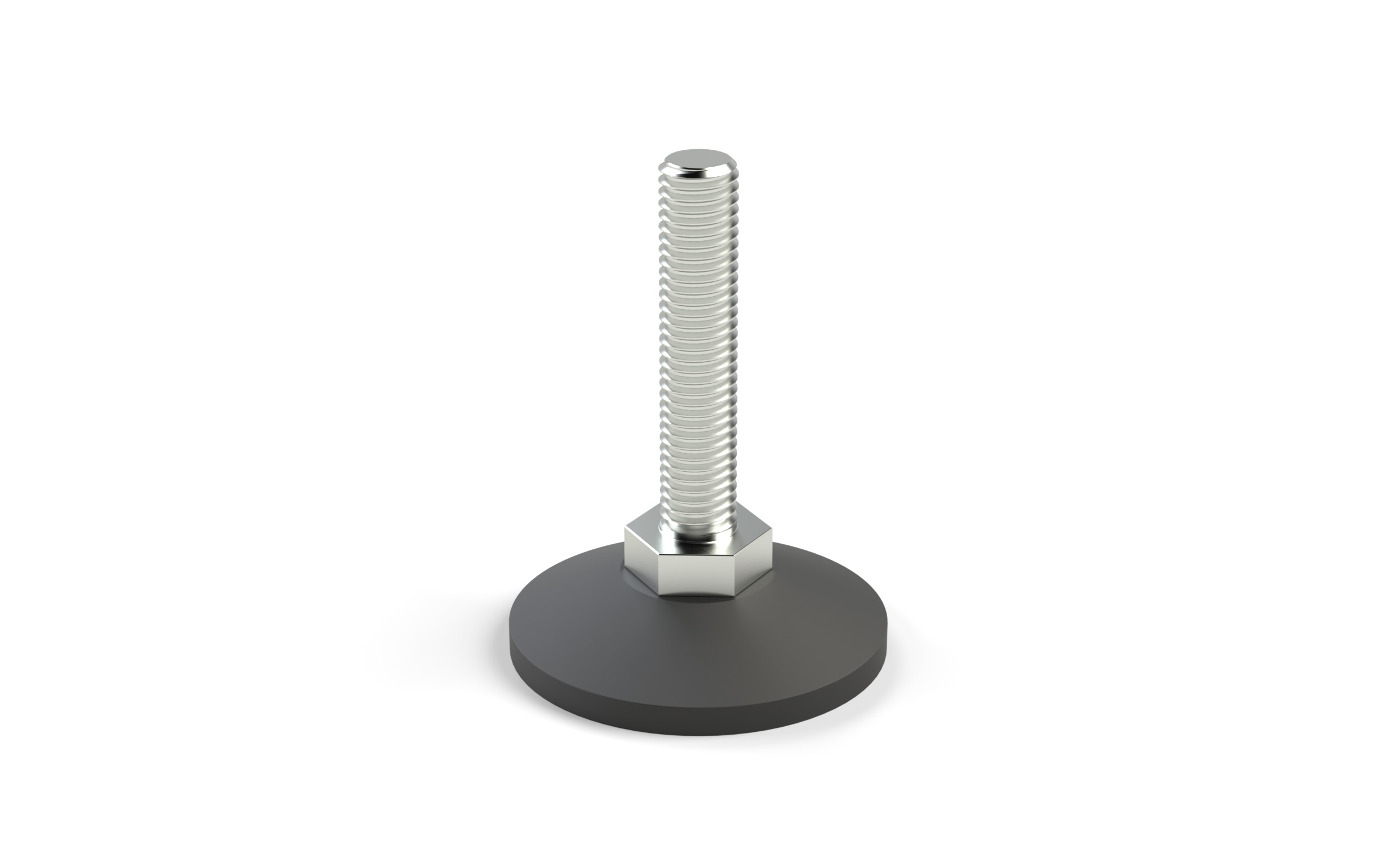 Adjustable foot, M8 X 30/30 mm