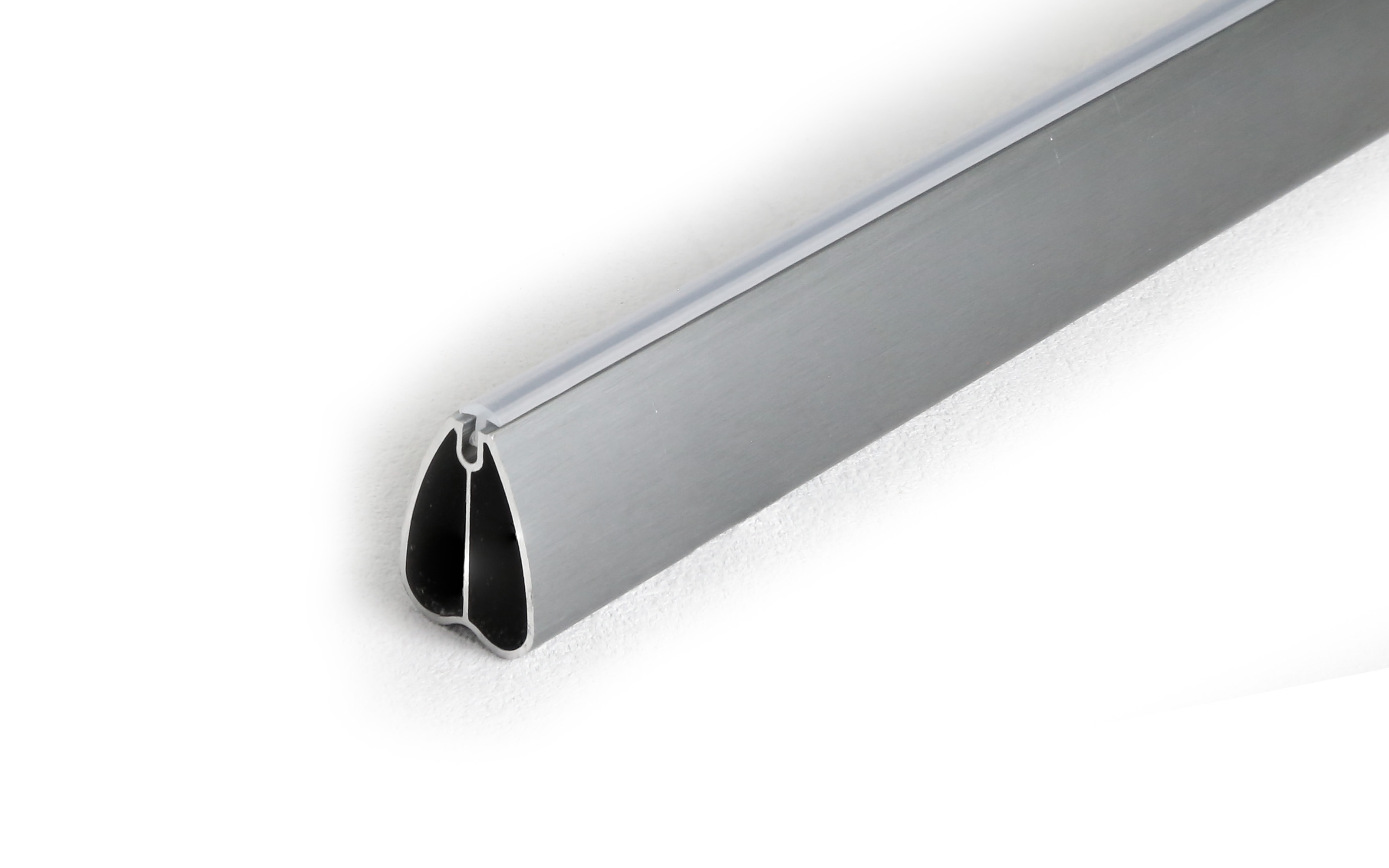 Wardrobe tube, 29 x 20 mm, light grey