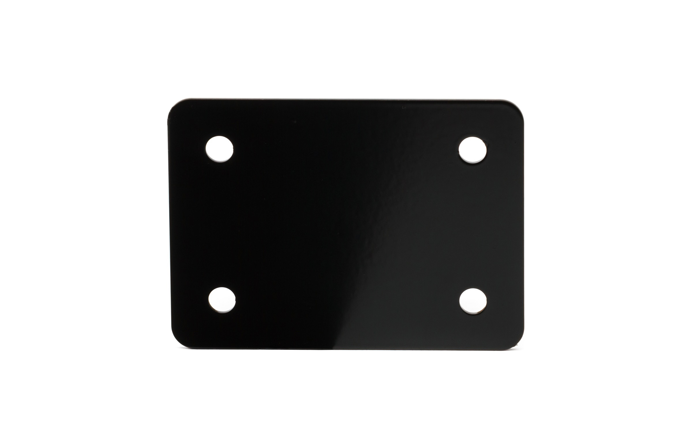 Connecting plate 65 x 90 mm, black color
