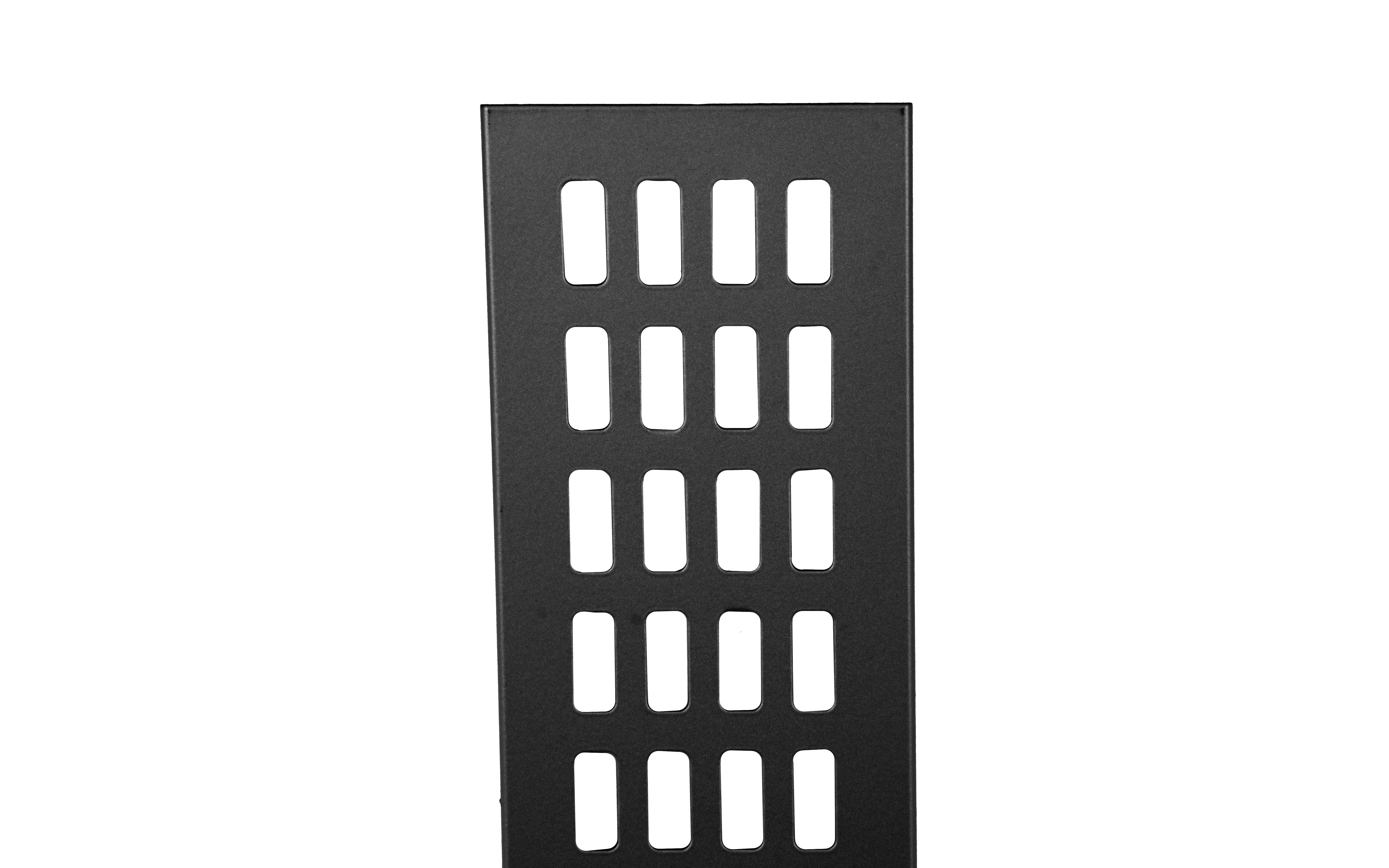 Alu zračnik 80x500mm, črna