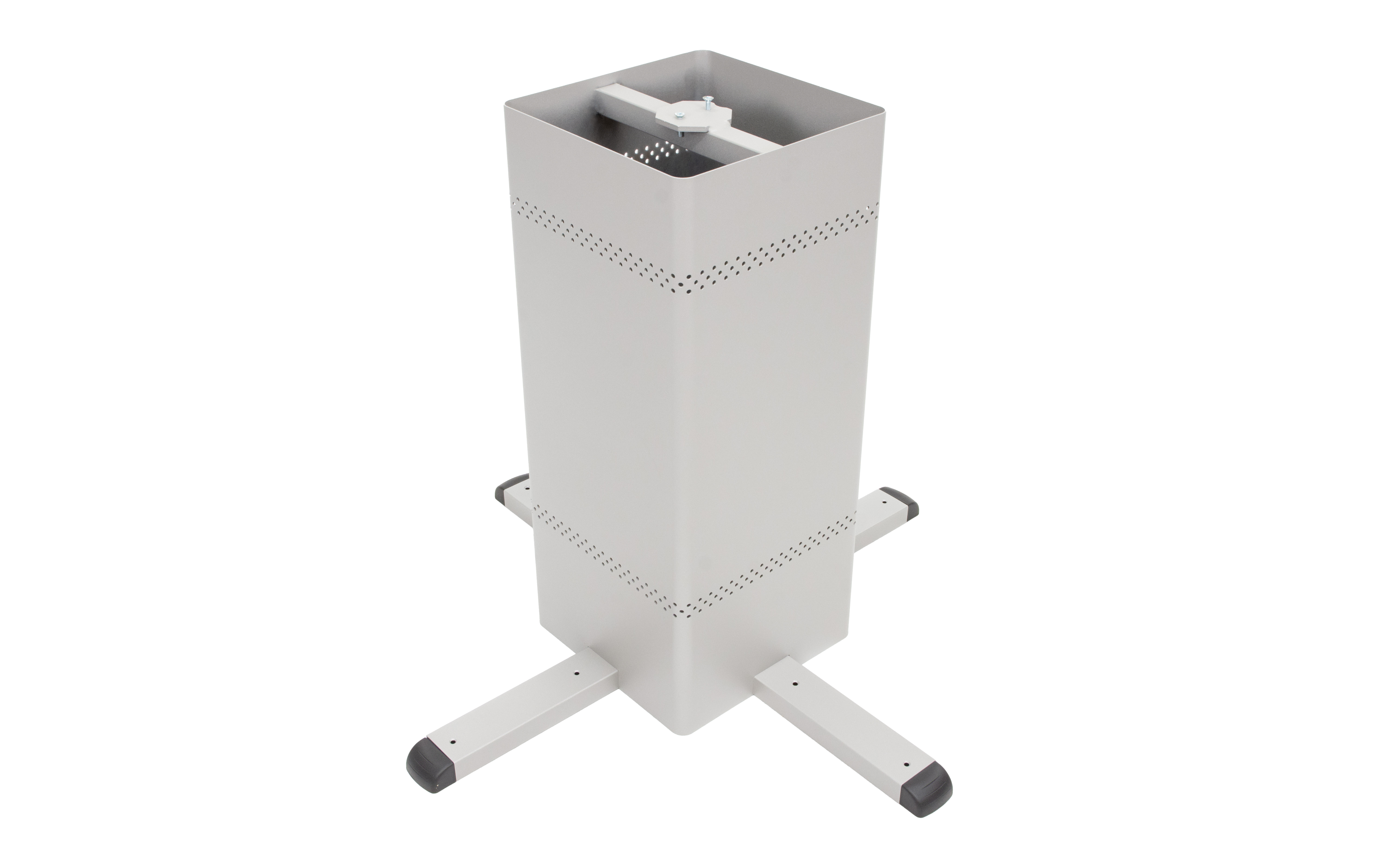 Column SVITAVY 300 x 300 mm, with cross tubes, grey structure color
