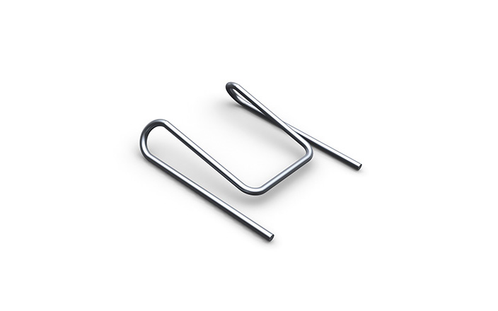 Brush clip Simple blue