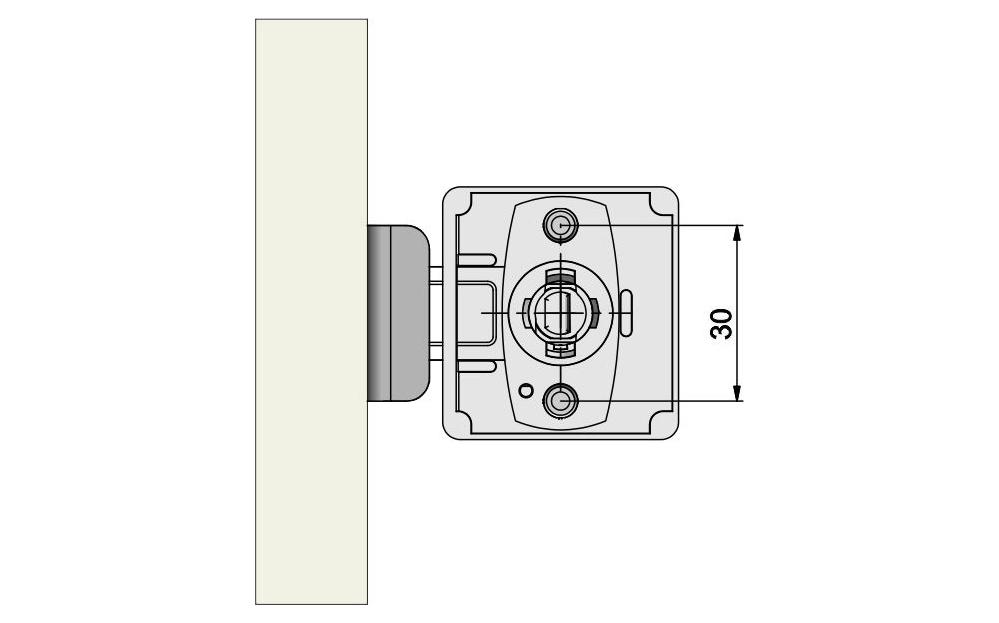 Lock LEHMANN 391, left