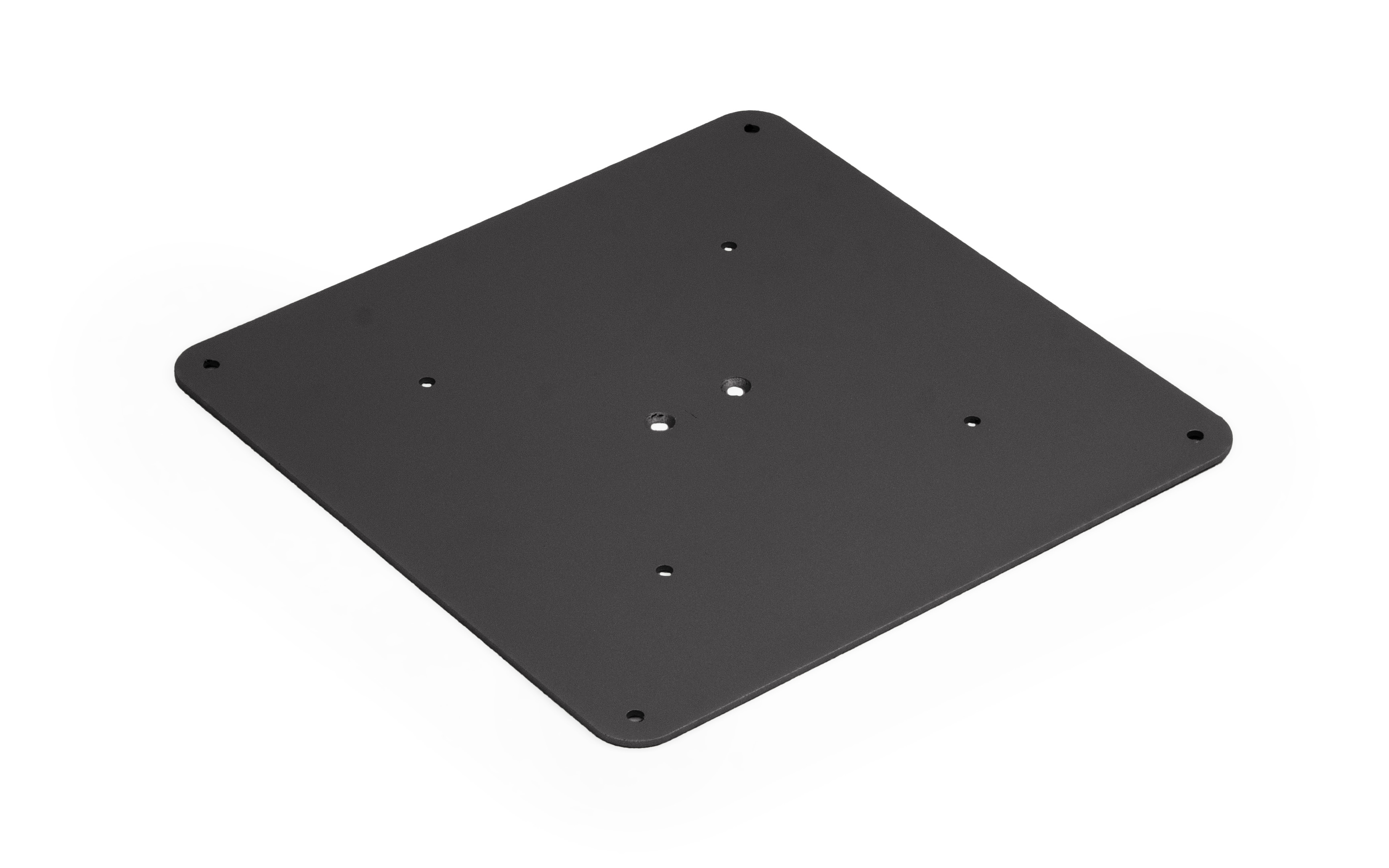 Nosilna plošča UNI 321x321x3 mm, črna, RAL 9005 struktur