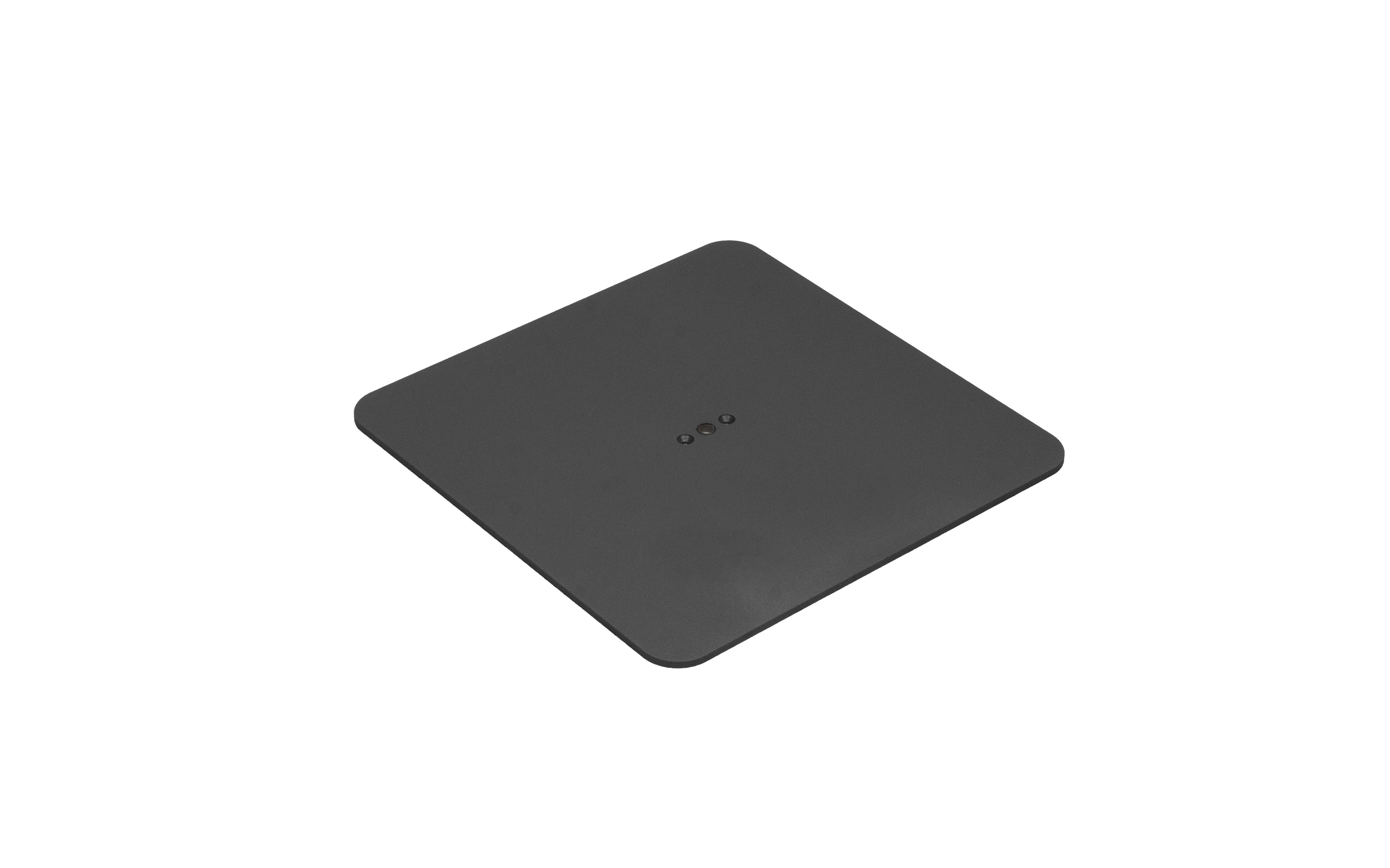 Krožnik SVITAVY 390x390 mm, črna, RAL 9005 struktur