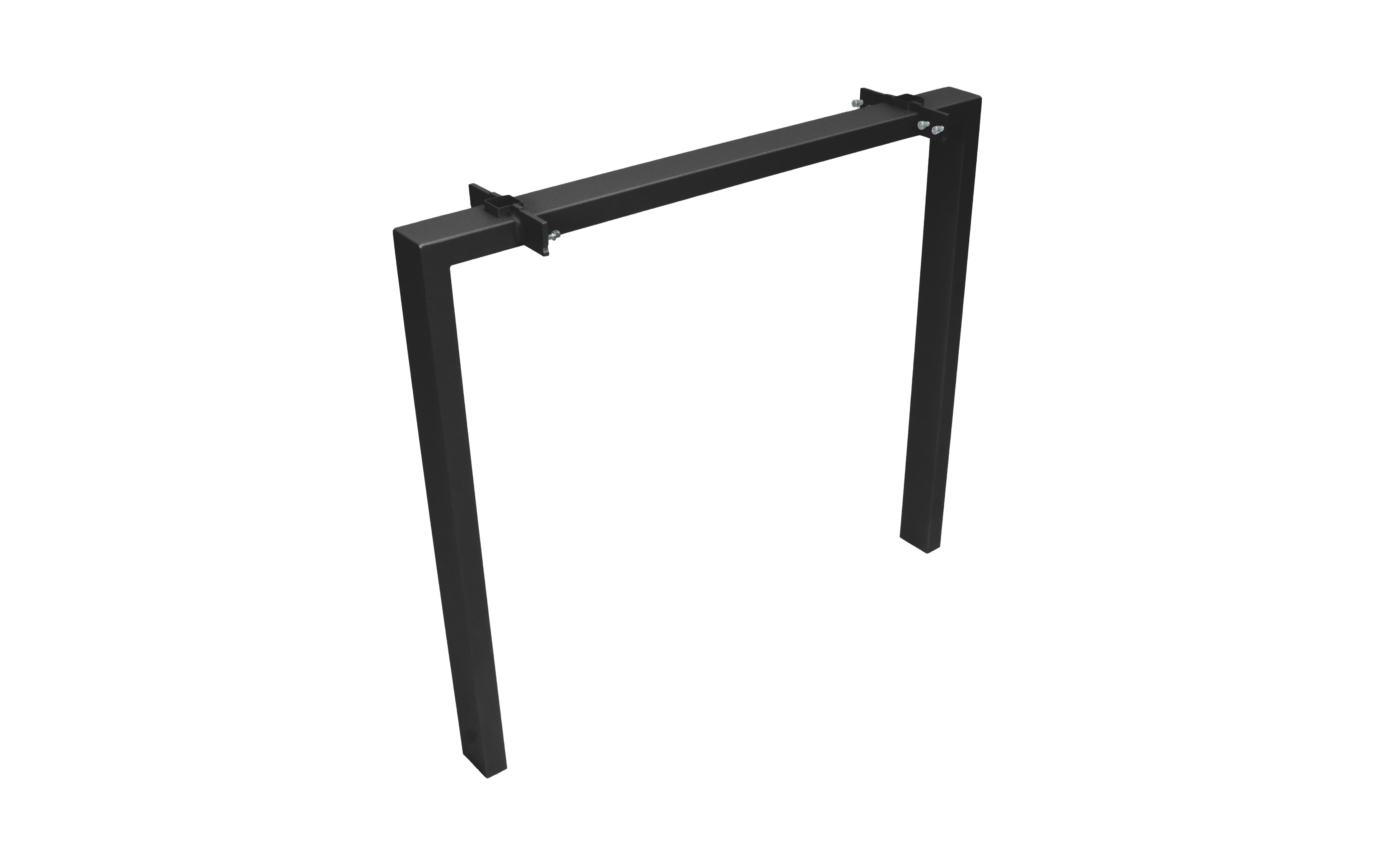 Table leg LEIDA 800, grey structure color (central leg, beam connections from both sides)