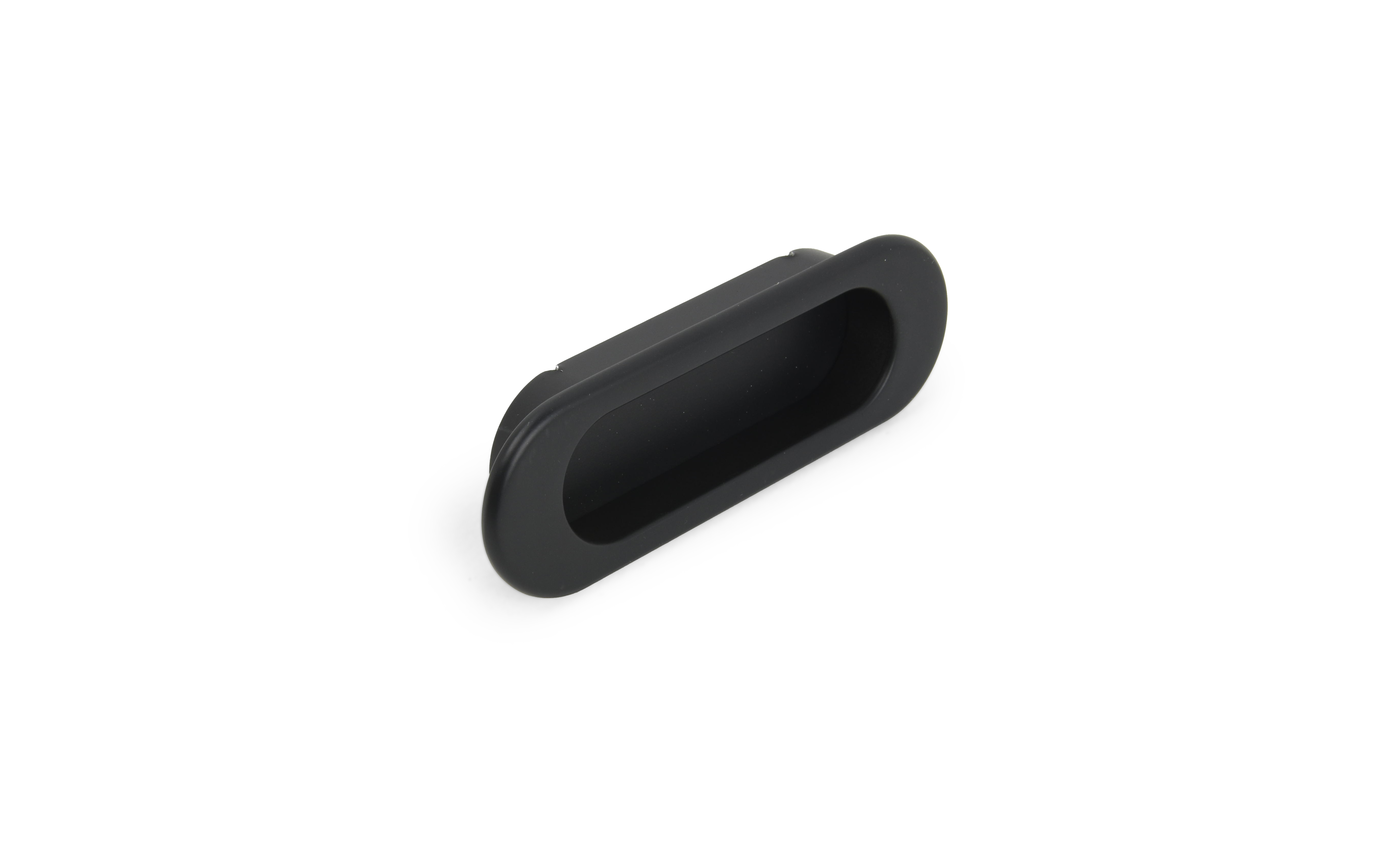 Handle Lampič 2099, recessed, 95 mm x 35 mm, black