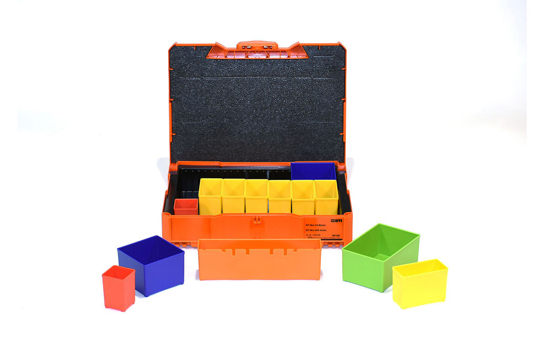 BTI box 1, 396 x 296 x 105 mm, 13 delni komplet posodic