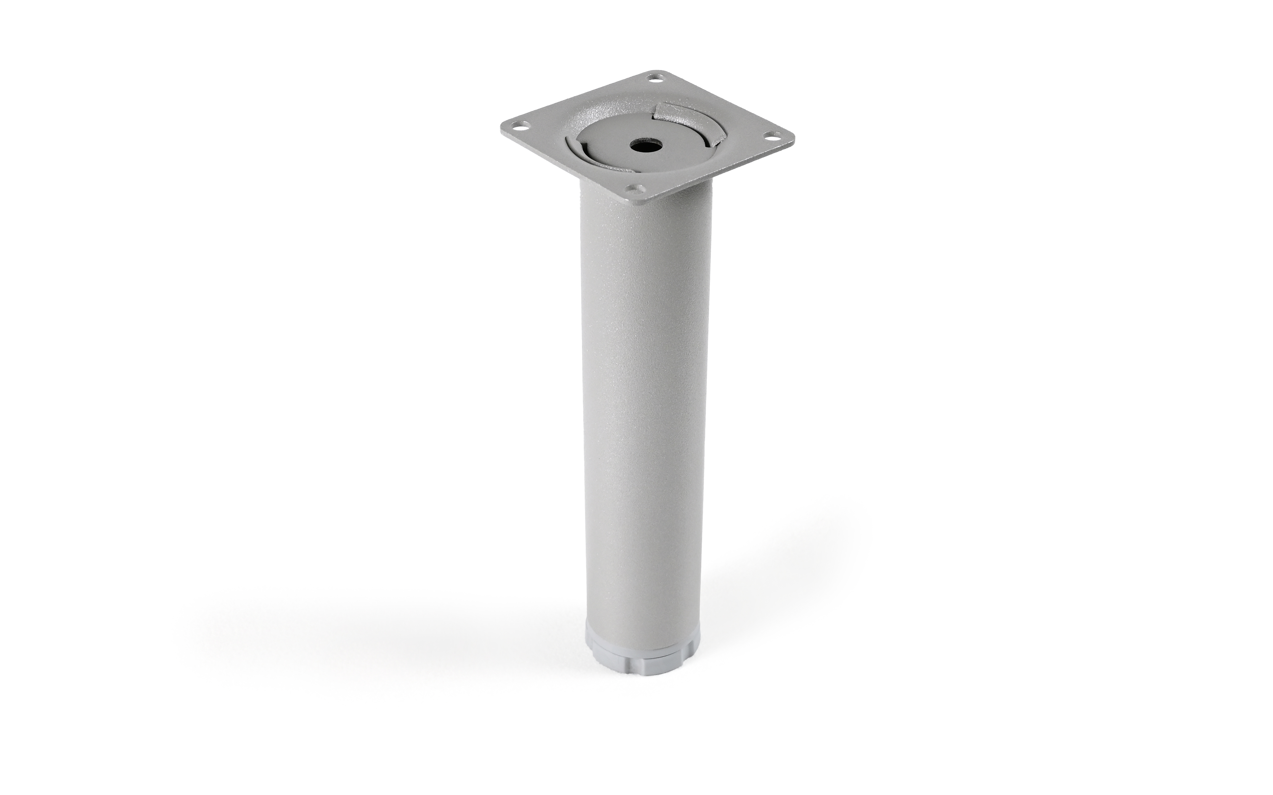 Furniture leg D 40, H=250 mm, grey structure color