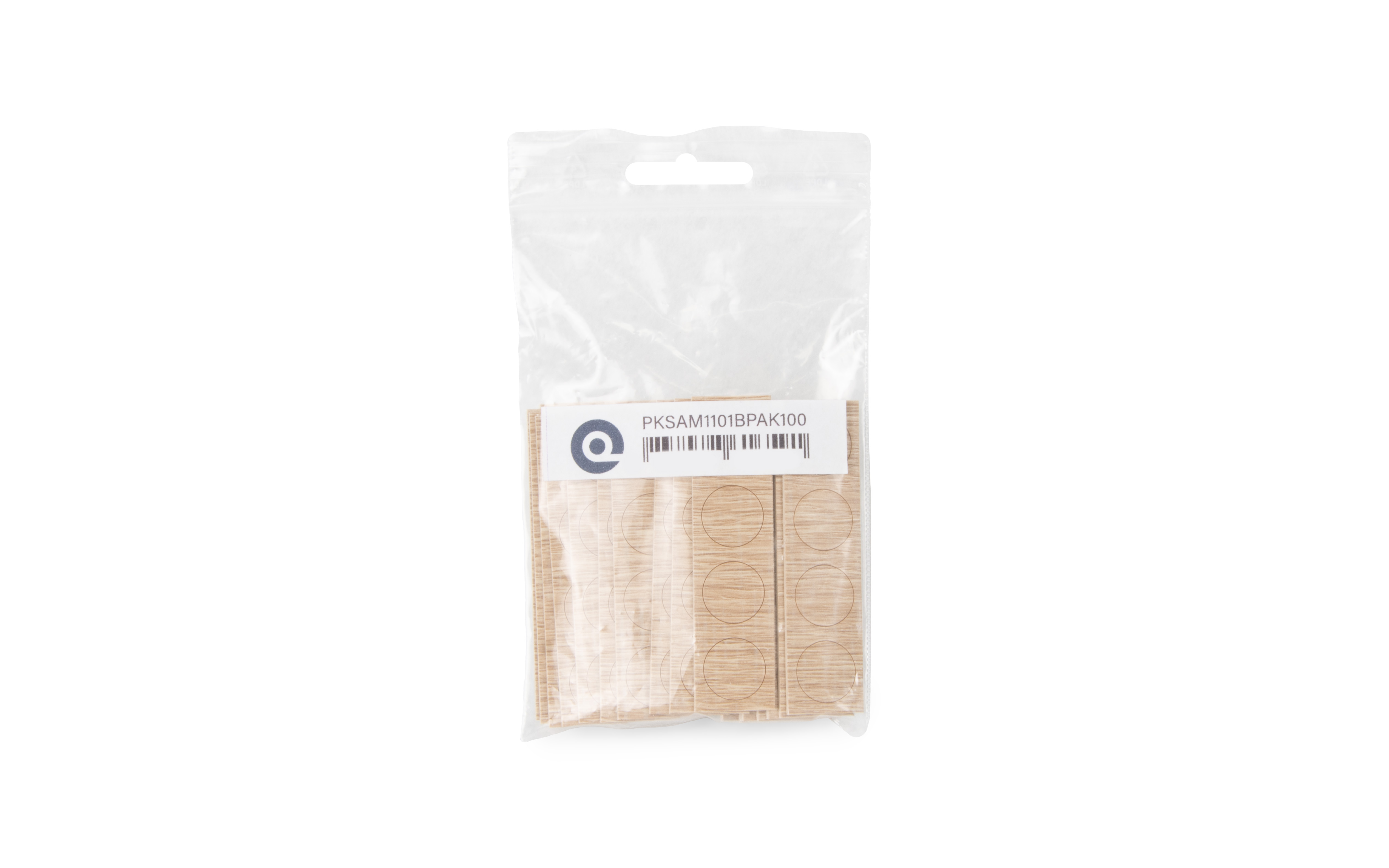 Samolepilna kapica FI 14 mm, Hrast, 1101B, pakirano 100 kos