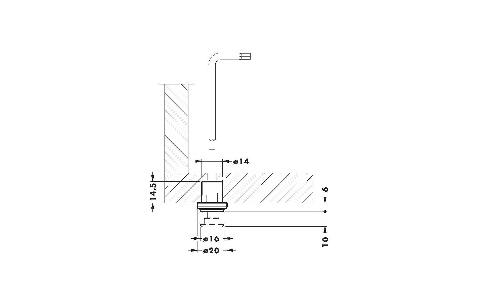 Adjustable leg type 304 Adjustable leg type 304