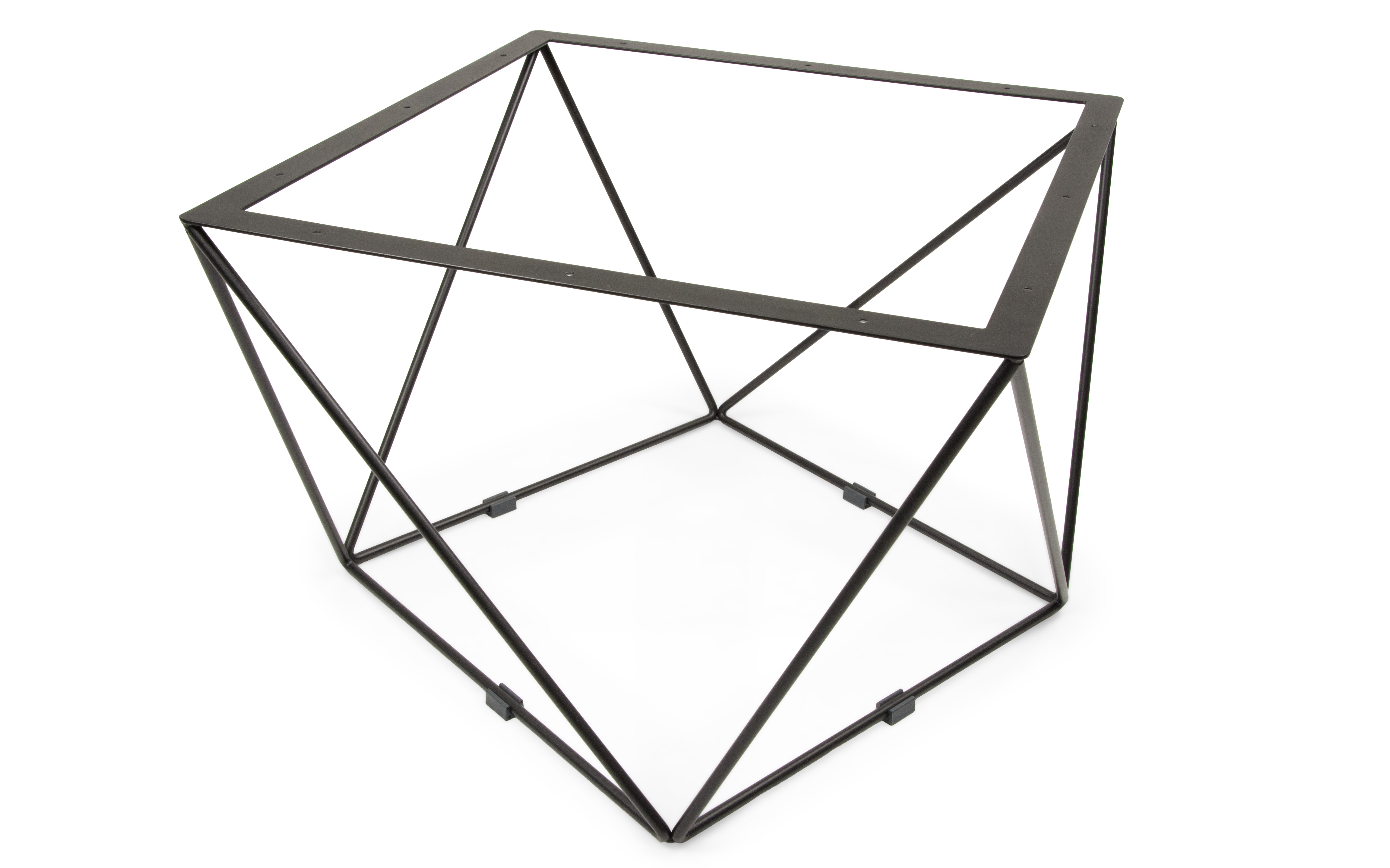 Table leg K, black structure