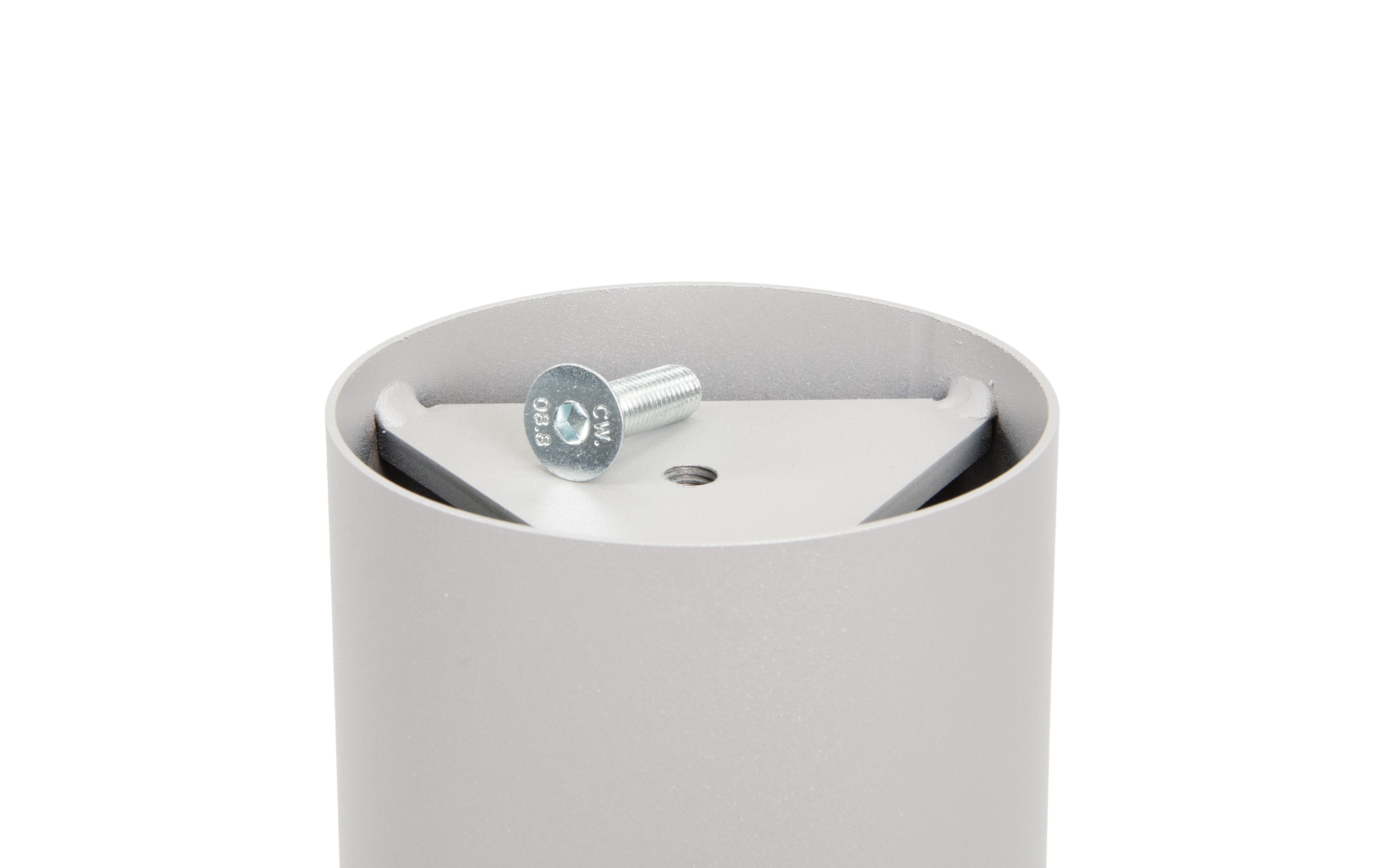 Supporting pillar D 120 mm, grey structure color