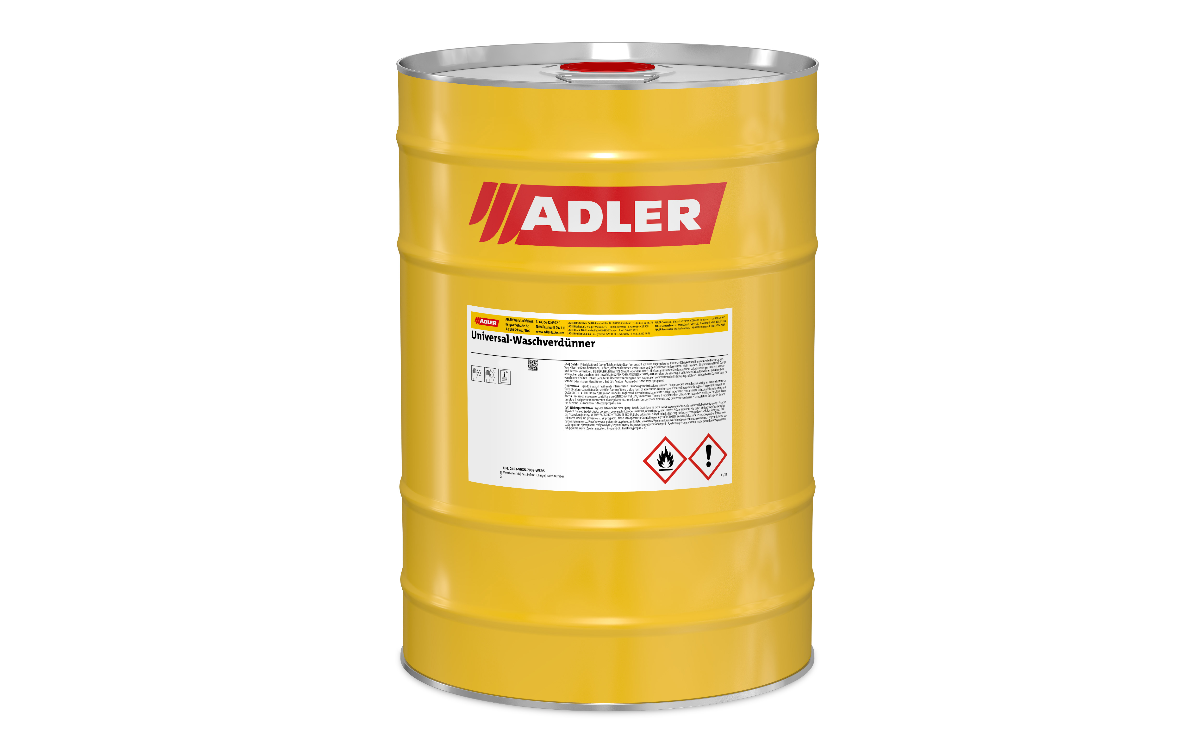 Universal washing thinner, 25 L