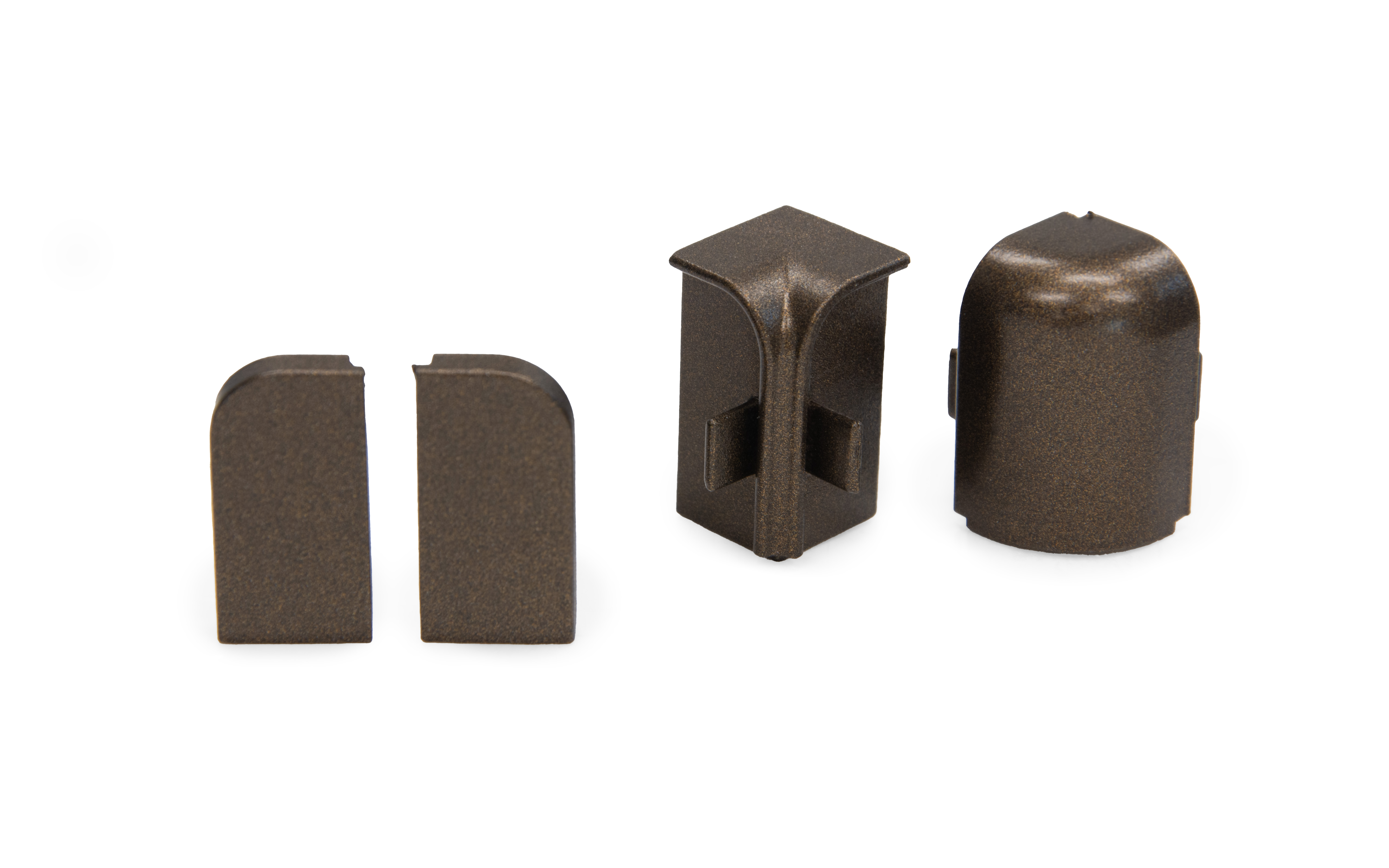 Pokončni zaključki zaključne letve pulta 25 mm, bron