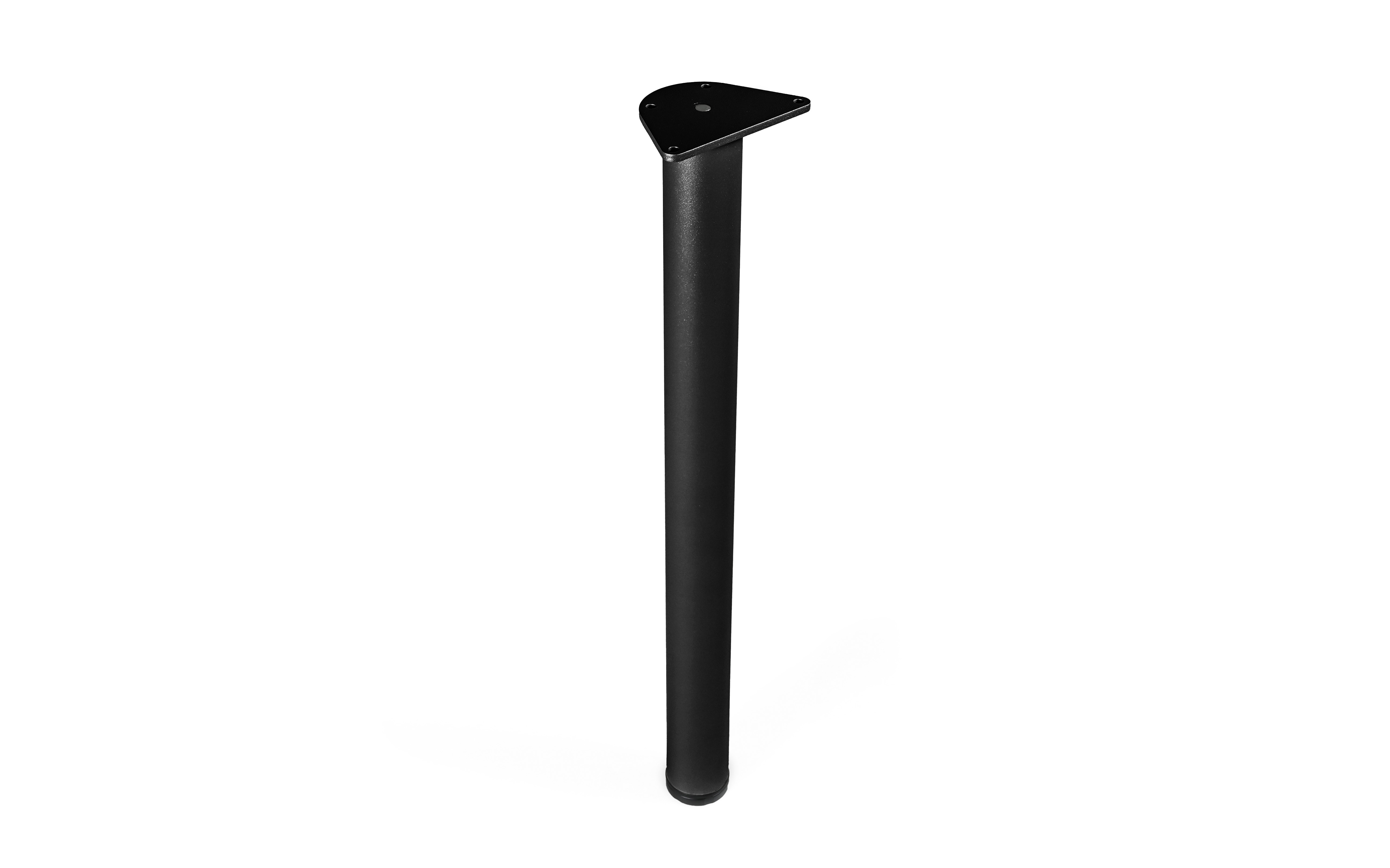 Table leg BLAŽIČ D 60 mm, black structure color
