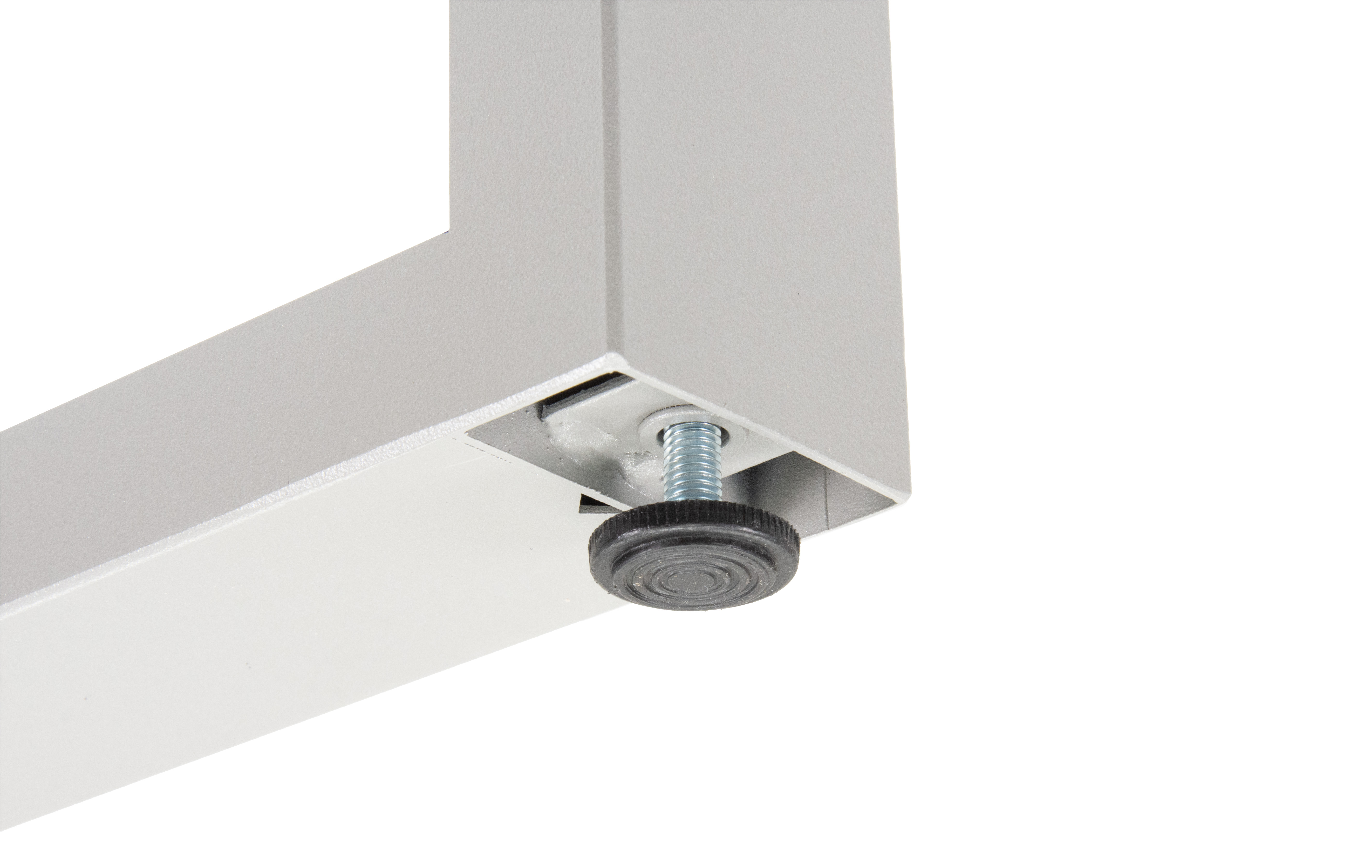 Noga LEIDA RING 600, siva, RAL 9006 struktur