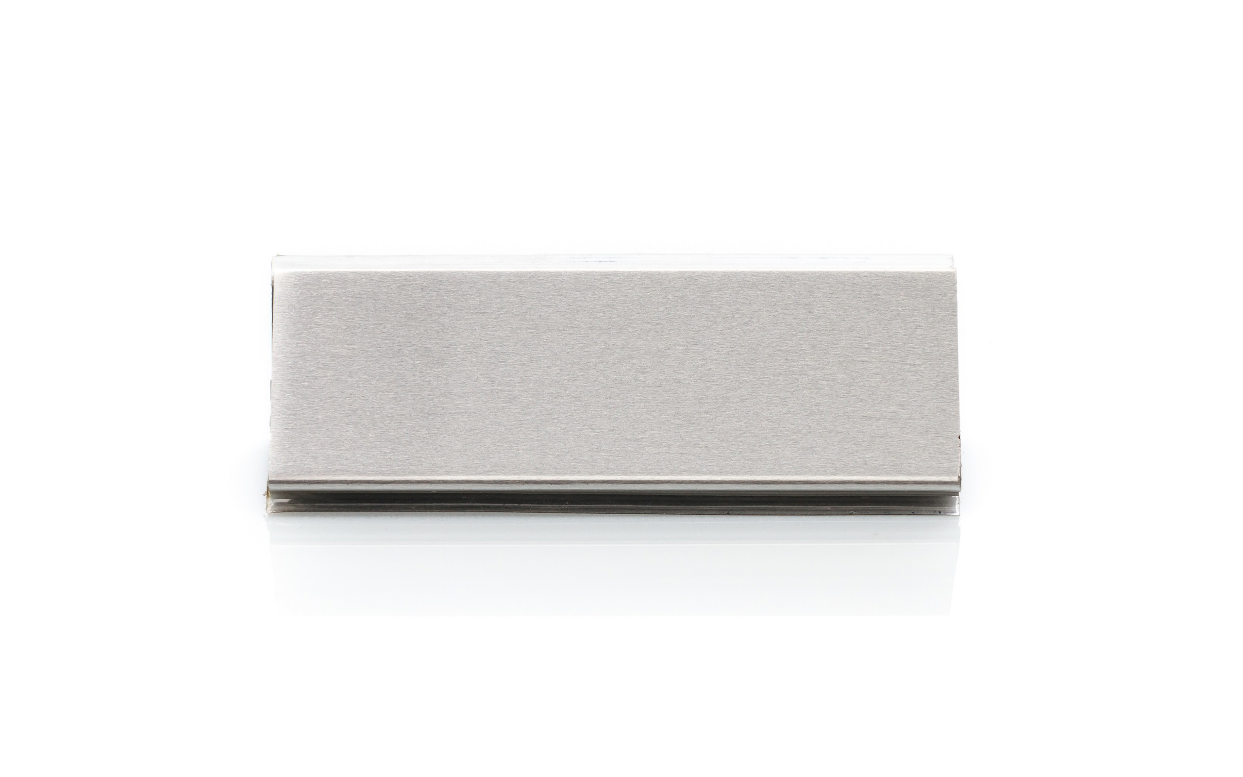 Backsplash, aluminum natural finish, length 4 m