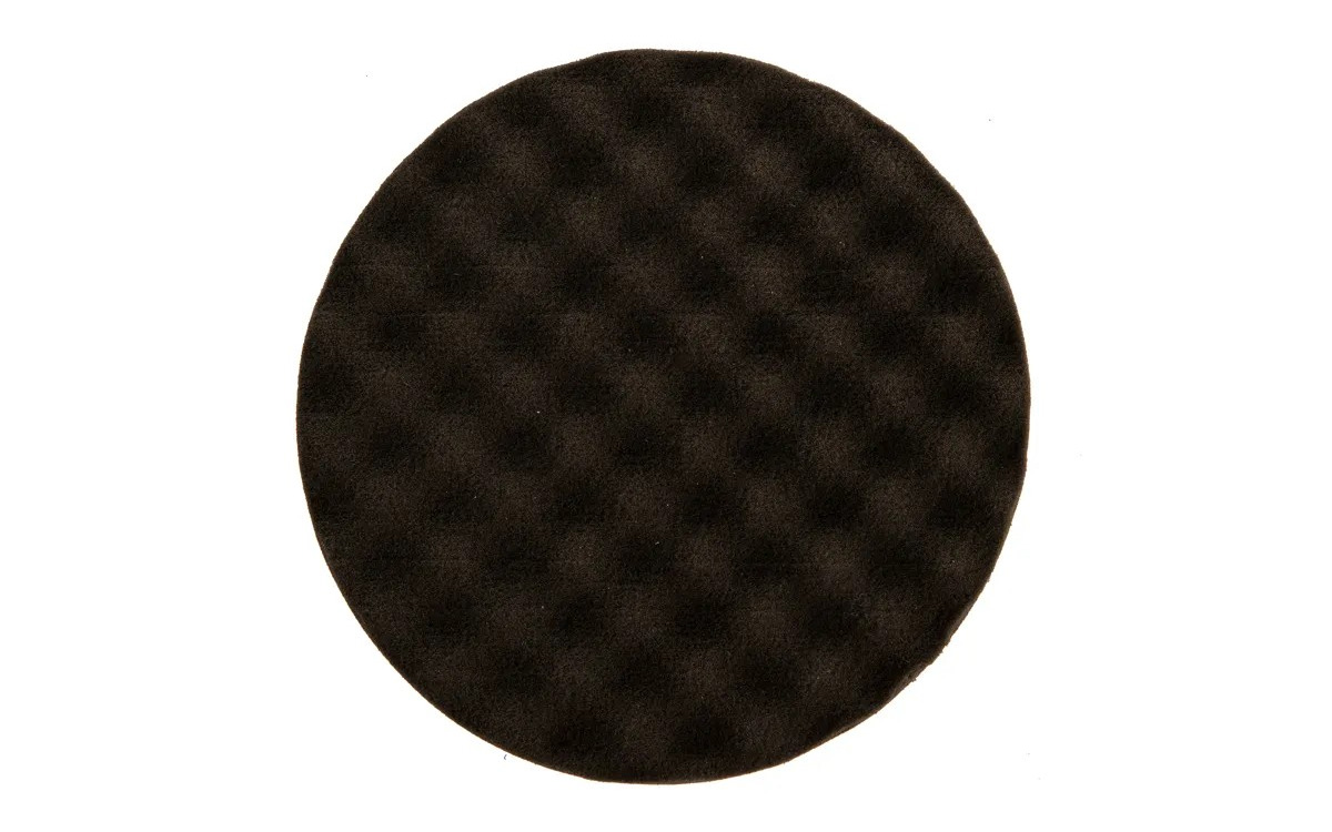 Polishing Foam Pad 150 x 25 mm Black Waffle, 2/Pack