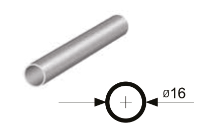Sevroll Linea cev premera 16 mm, l= 3000 mm